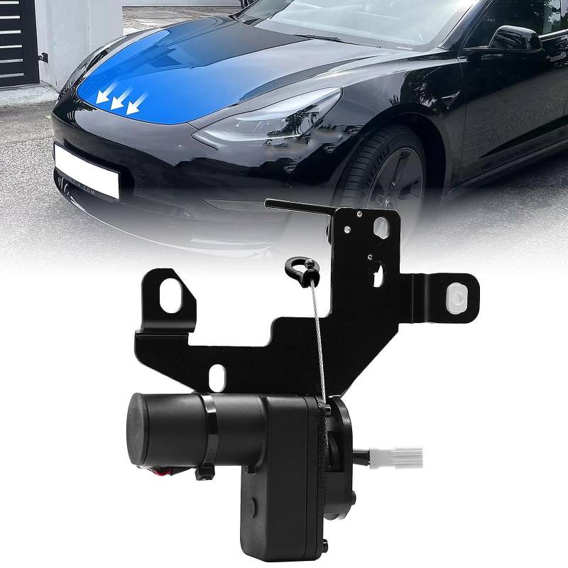 Hanured Power Frunk Soft Closing für Tesla Model Y, Front Trunk Auto Close Electric Suction Cover Automatic Lock Closer für Model Y 2021-2024 von Hanured