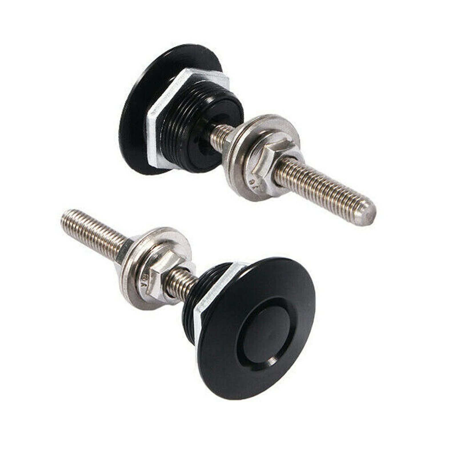 2x Car Pushtasttaste Bonnet Hood Pin Lock Clip Car Schnellfreisetzung Für Hauben Außenpartier Accesso von Haodream