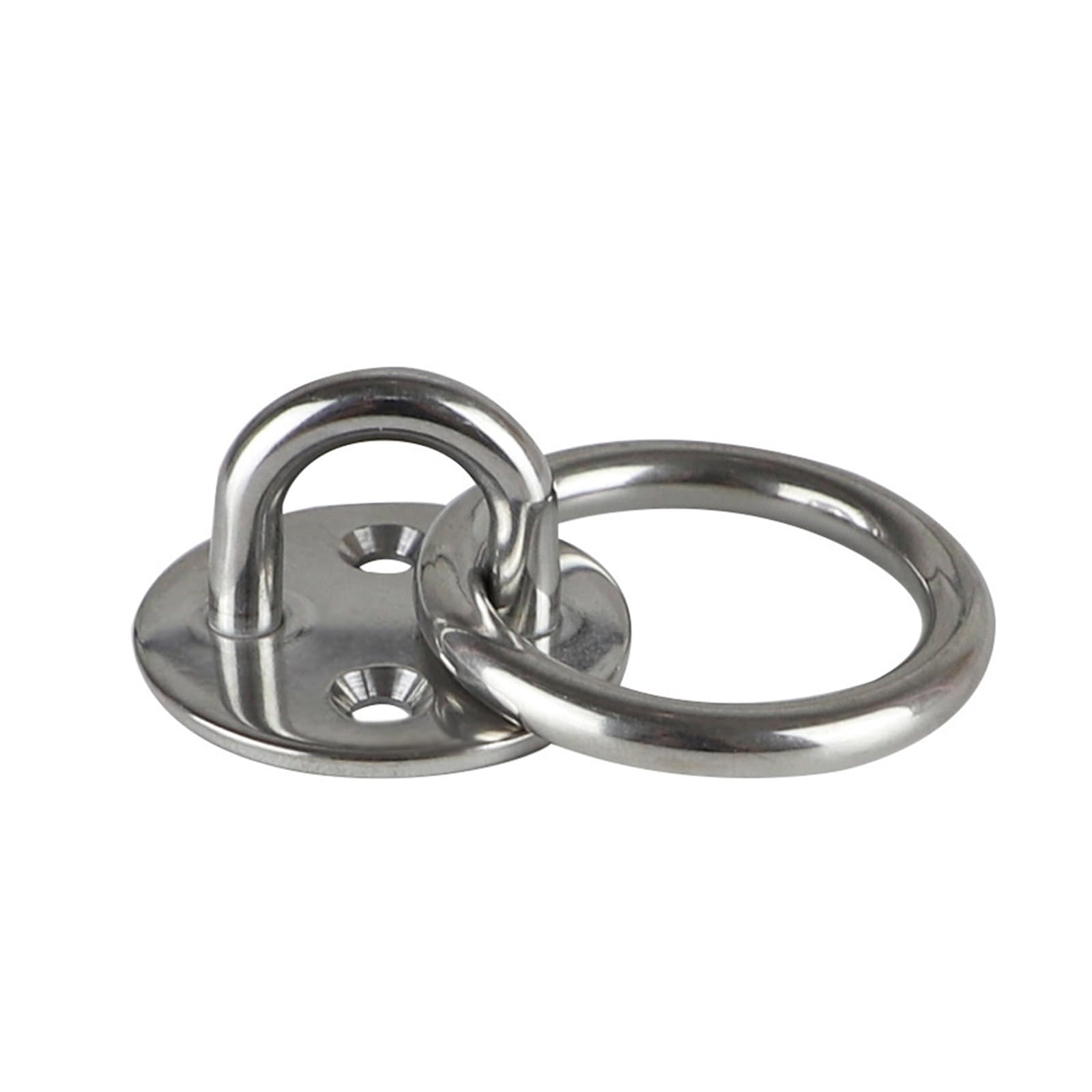 Edelstahl Quadratpolster Augenplatte Augenhaken Mit Runden Ringen Boote Hardware 5 Mm/6 Mm/8 Mm Stapelringe Schleifenhaken von Haodream