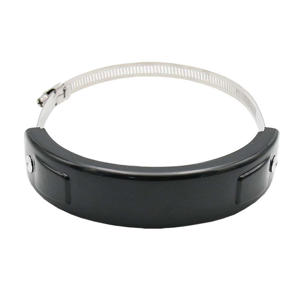100 Mm-160 Mm Oval Können Motorradabgase-Abgas-Beschützer Premium-Qualität aus Edelstahl und PP-Material Schwarz für eine Lange Nutzungszeit Abdecken 100 Mm-160 Mm Oval Können Motorradabgase-Abgas-Beschützer Premium-Qualität aus Edelstahl und PP-Material Schwarz für eine Lange Nutzungszeit Abdecken von Haofy