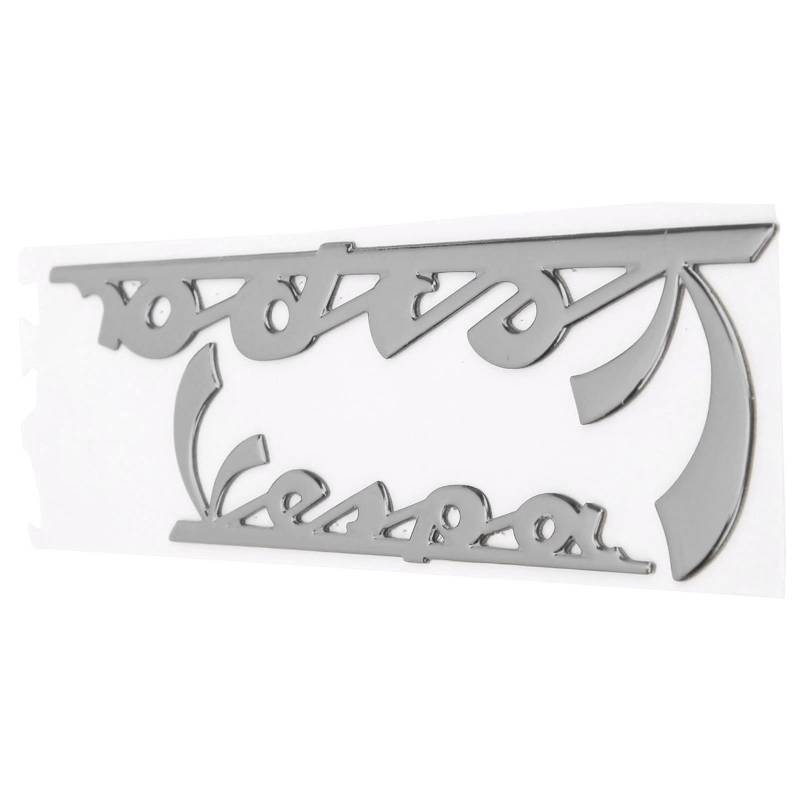 Emblem-Aufkleber 3-dimensionaler Aufkleber für Vespa GTS300 LX125 LX150 IE Sprint Primavera 300 LX LXV, Motorrad-Geschenke, Motorrad-Markenaufkleber (Silber) von Haofy