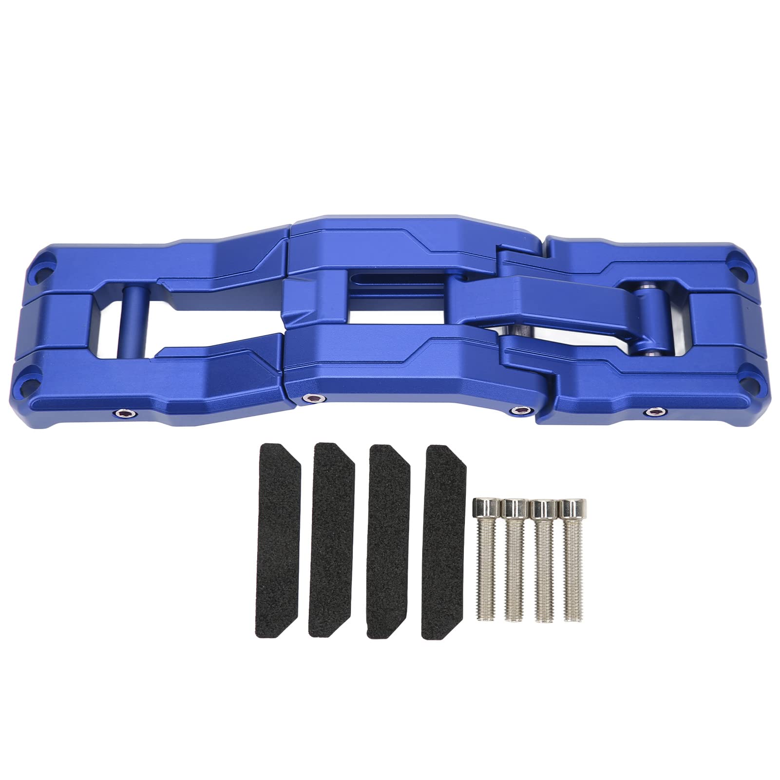 Haofy Starkes Tragendes Klappbares Fußpedal, Scharnierstufen, Sofortiges Auto-Upgrade, Einfache Installation, Robustes Aluminiumlegierungsmaterial, Austausch (Blue) von Haofy