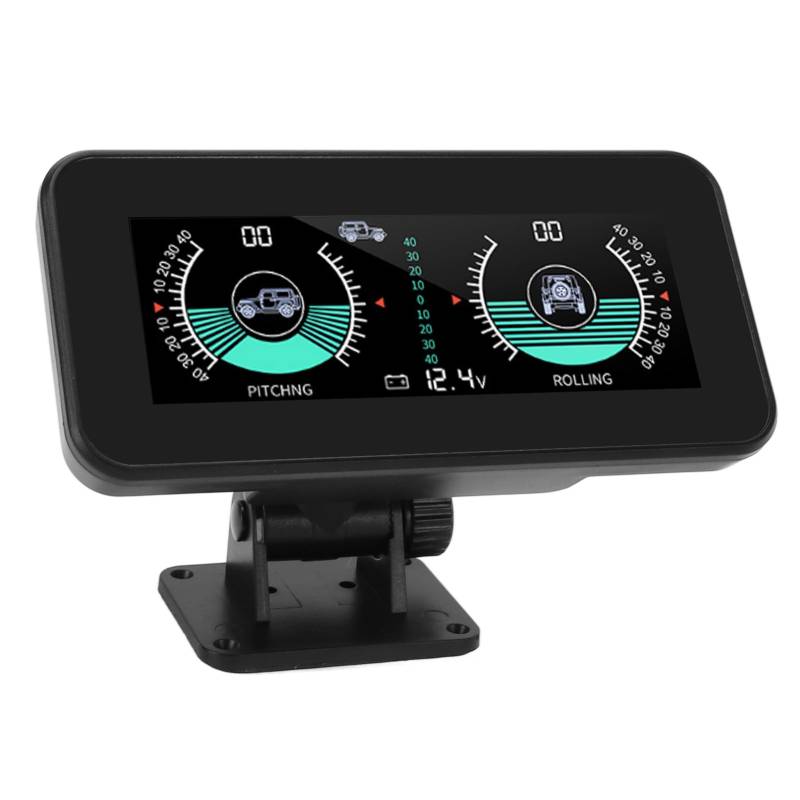 Intelligenter Auto-Neigungsmesser, Hohe Auflösung, Steuerungsmodus-Intelligenz, Farbiges HD-LCD-Display, Batteriespannungsüberwachung, Alarmalarm, Universelle Passform, DC 11,5 von Haofy