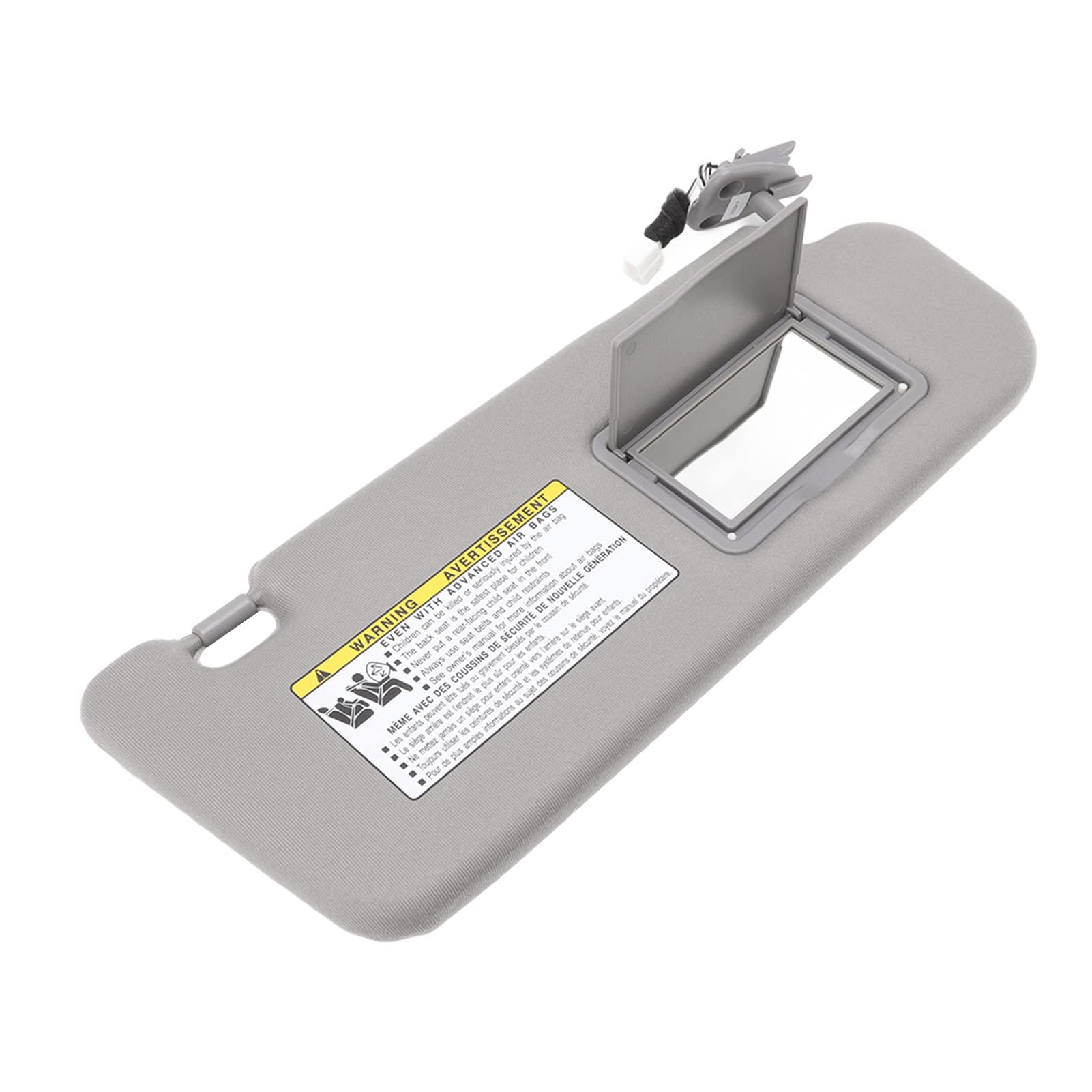 Sonnenblende, Grau, blockierend, 852013K010QD, Ersatz für Sonata 2006–2008, mit Make-up-Spiegel, Auto-Innen-Sonnenblende (Rechts 96400 9PB0A) von Haofy
