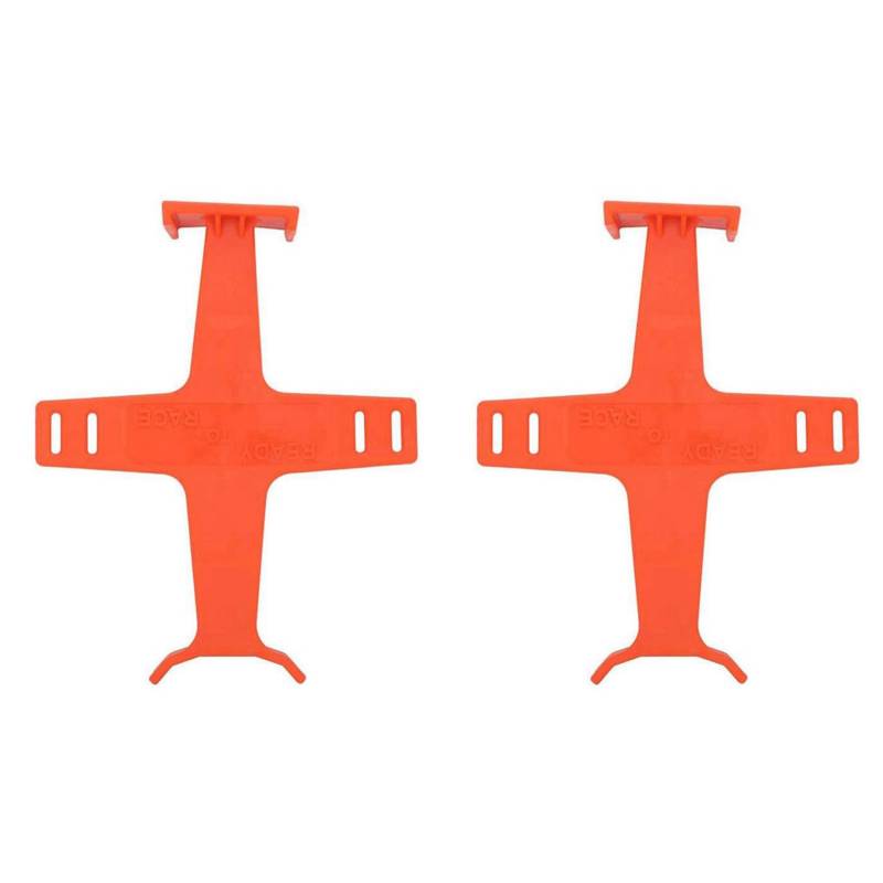 Haopeuk 2X Universal Schutz Aufhängungs Stütze Ständer Schutz Stoßdämpfer Halterung für Dirt Bike Motorrad (Orange) von Haopeuk