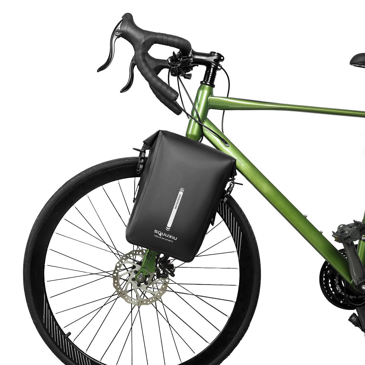 Hapivida Fahrräder Vorderradgabeltasche 4-6L Schnellspanner Fahrrad Frachttasche für E-Scooter Bikepacking Radfahren Touren Reisezubehör (1 Paar) von Hapivida