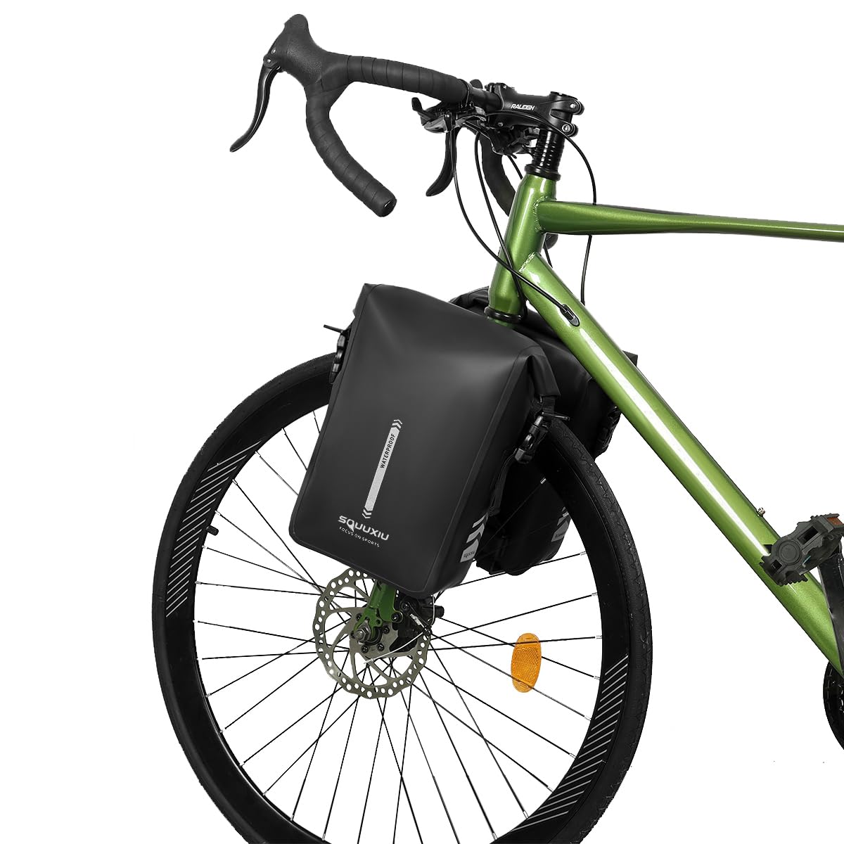 Hapivida Fahrräder Vorderradgabeltasche 4-6L Schnellspanner Fahrrad Frachttasche für E-Scooter Bikepacking Radfahren Touren Reisezubehör (1 STK) von Hapivida