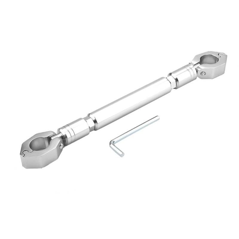 Motorrad Balance Bar 22mm Universal Aluminium Legierung Motorrad Verstärkung Hebel Querstange für ATV Lenker Zubehör(Silber) von Hapivida