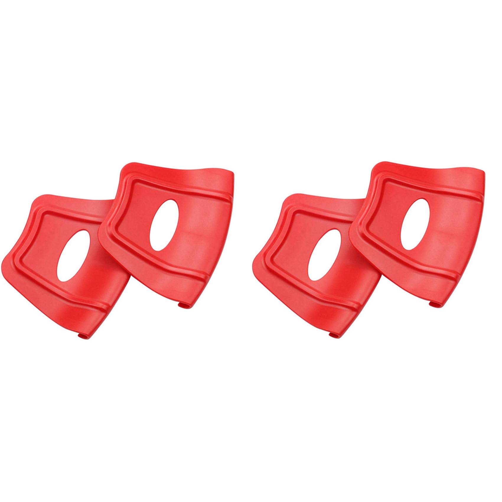 Happlignly Felgenschutz Rimshield Shield Protector Tool für Motorrad, Fahrrad, ATV, Reifen, Reifenmontage, 4 Stück, Rot von Happlignly