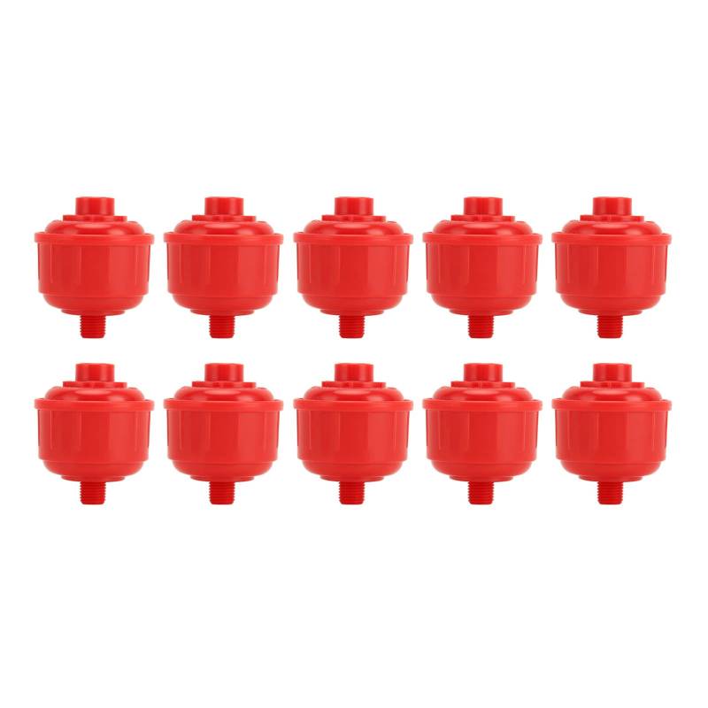 HappyFit 10pcs Einweg -Sprühpistolterfilter rotes Verschleiß Widerstand von HappyFit