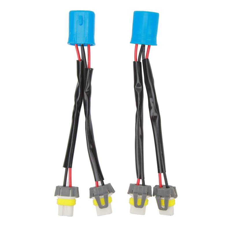 HappyFit 2 Stück Scheinwerfer-Splitter-Kabelbaum 9007 Stecker auf 9005 9006 Buchse für LKW-Pickup-LED-Drahtkabelstecker von HappyFit