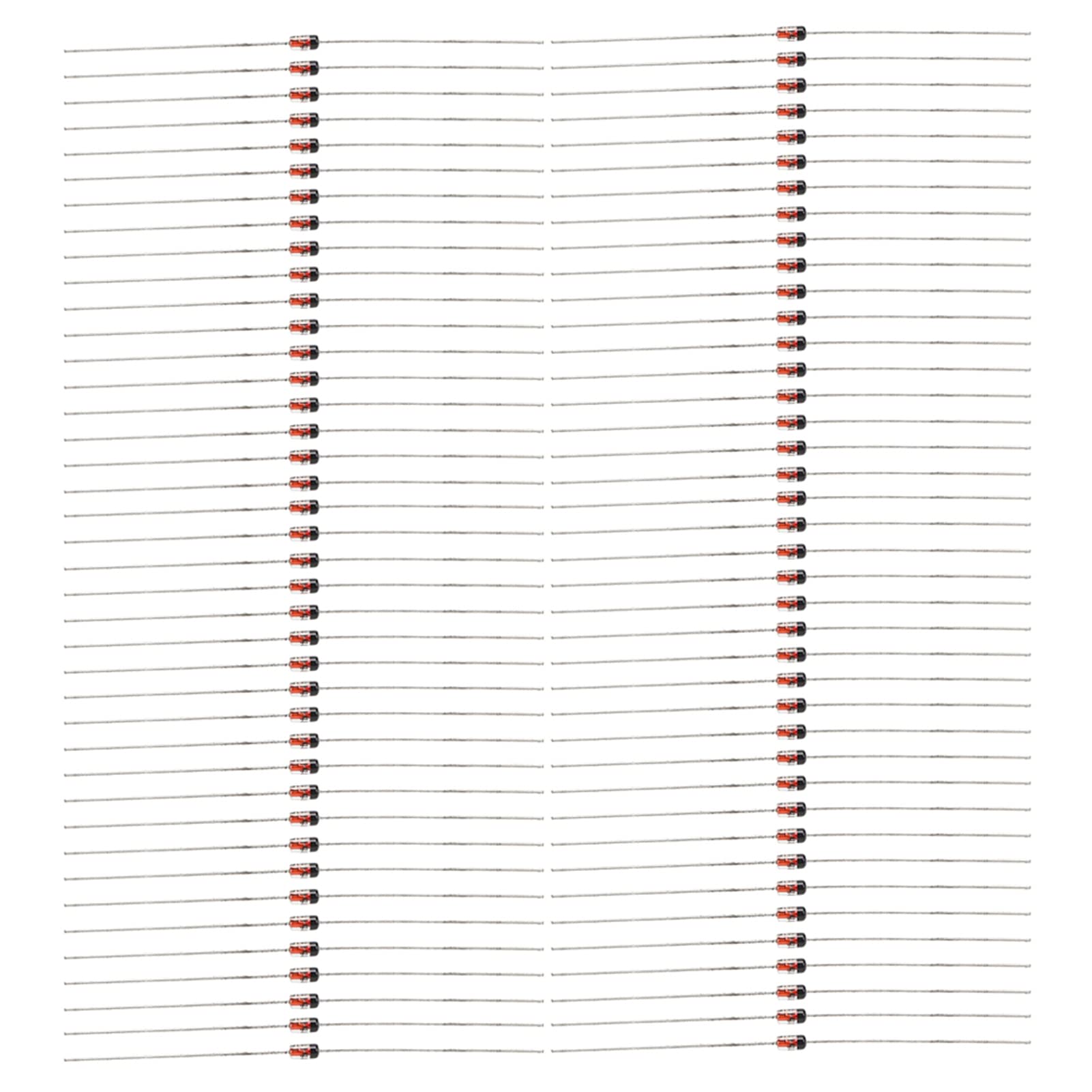 HappyFit 500 Stück Schnellschaltdiode 1N4148 200 mA 100 V elektronische Komponenten von HappyFit