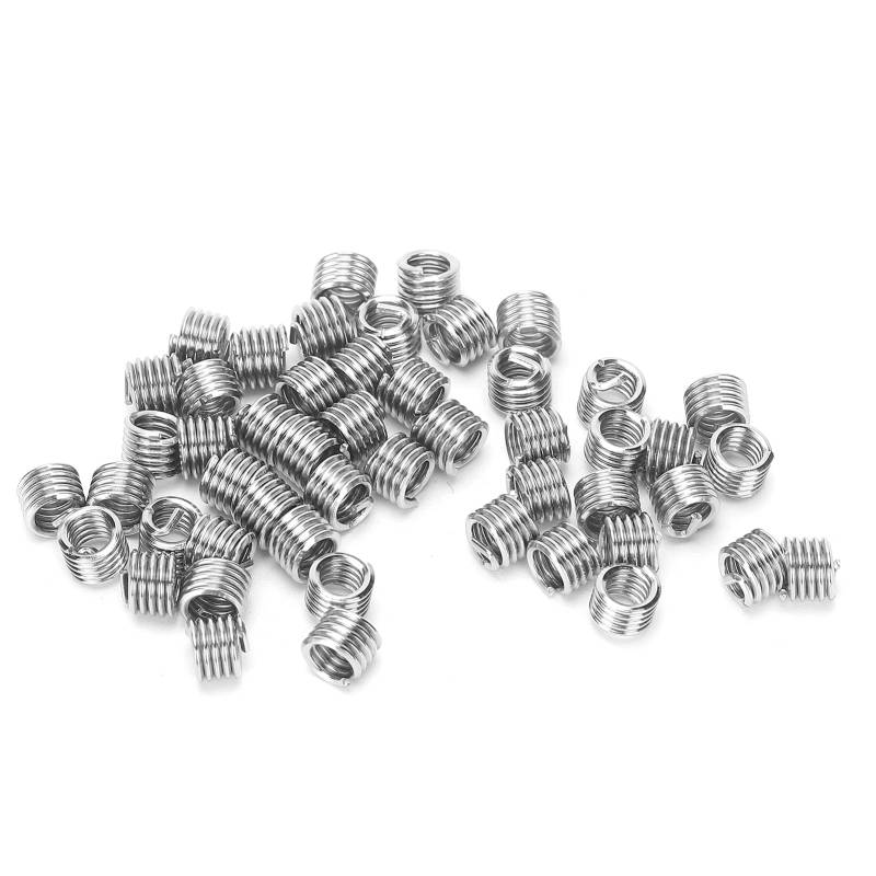 HappyFit 50pcs Drahtgewinde Einsatz Schraube Buchse Reparaturschutzwerkzeug US -Einheiten 10‑24x1.5d von HappyFit