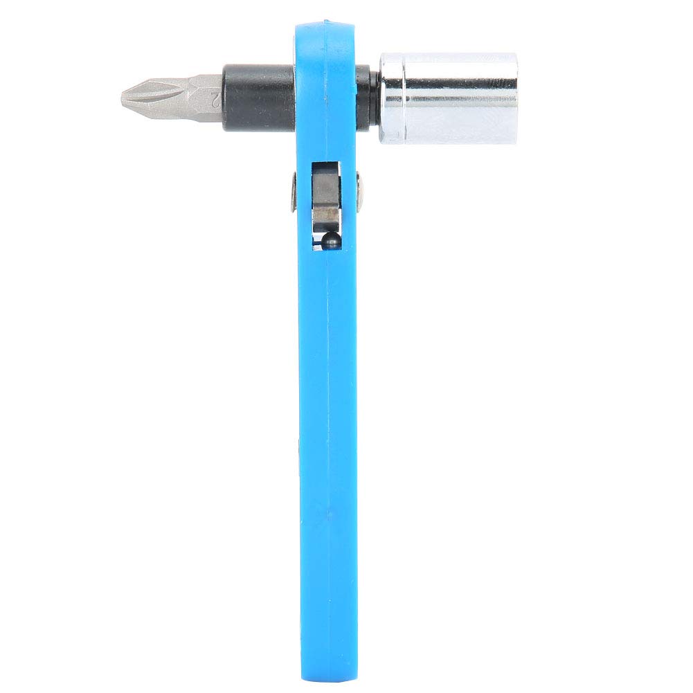 HappyFit Blue Ratschen -Sockel 10 -mm -Schraubenschlüssel mit PH2 -Schraubendreher -Bit -Kit zum Reparaturgebrauch von HappyFit