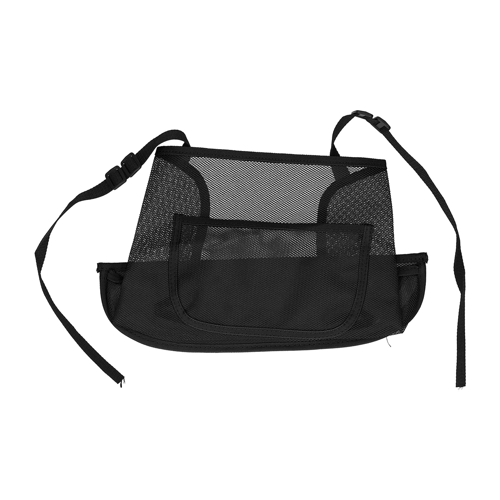 HappyFit Universal-Auto-Netztasche, Handtasche zwischen den Sitzen, Netz-Aufbewahrungstasche, Organizer für Kinder und Haustiere (A (black)) von HappyFit