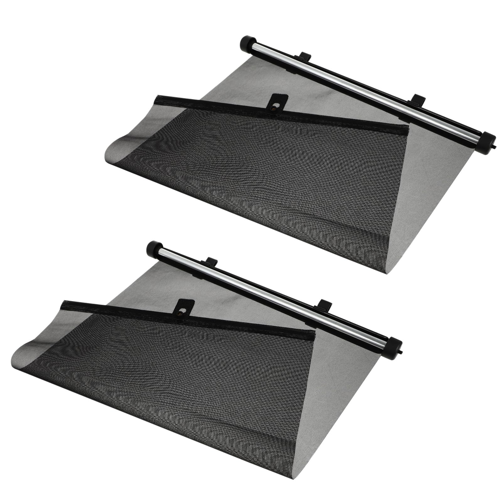 Happyyami 1 Paar Auto verhindern Hitze Sonnenjalousie Auto Sonnenschutz Vorhang seitenfenster Sonnenschutz car Shade Autofensterrollo für Sonnenschutz für Autofenster Rollos für Autos Black von Happyyami