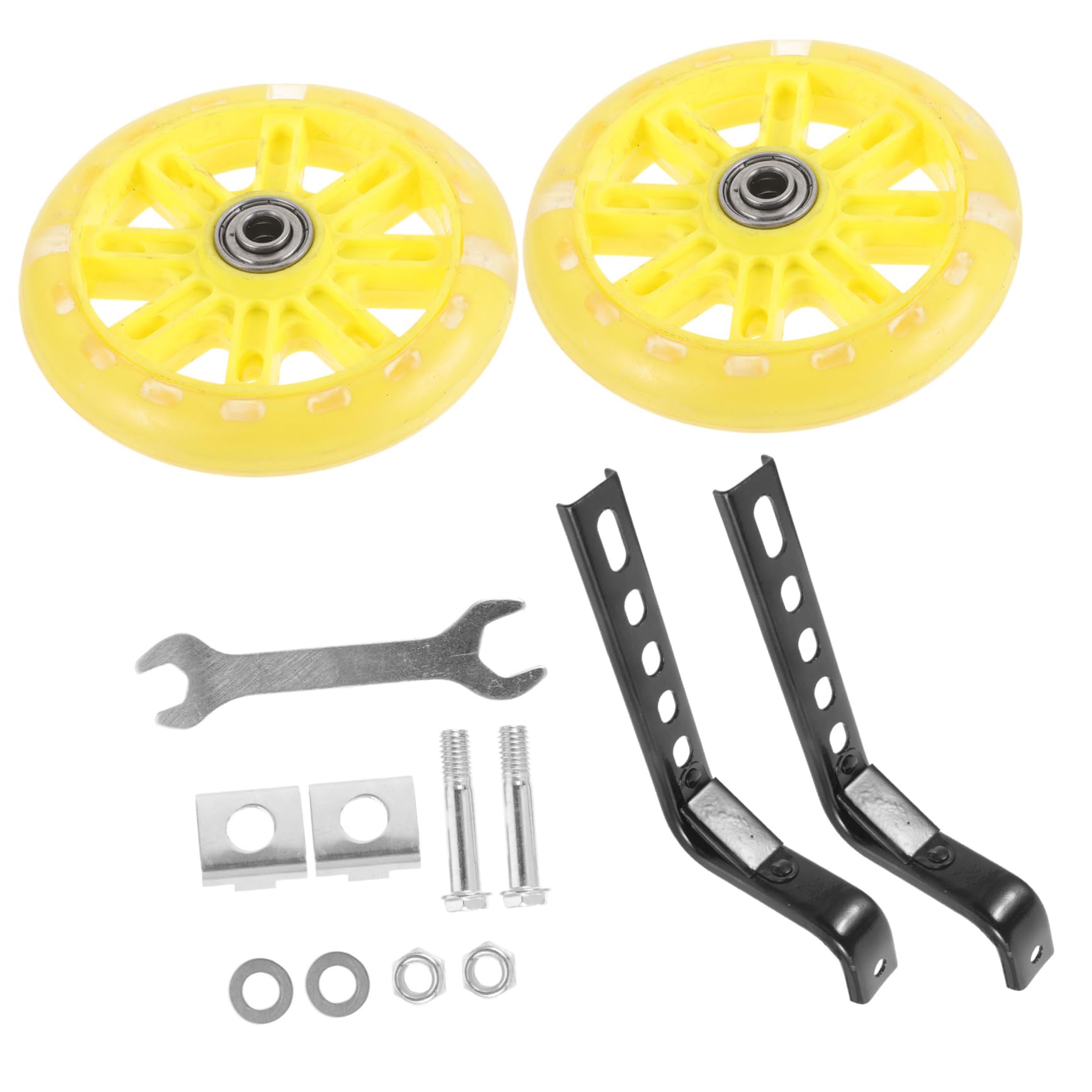 Happyyami 1 Set Austauschbare Kinderfahrrad Stützräder Zubehör Für Fahrräder Mit 13 Teilen + Werkzeug Fahrradstabilisatoren Für Sicheres Fahren Und Gleichgewicht von Happyyami