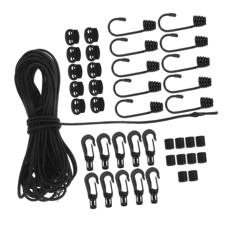 Happyyami 1 Set Elastische Spanngurte Mit Haken Vielseitige Zurrgurte Für Camping Outdoor Aktivitäten Und Gepäckträger 31 Teiliges Zubehörset Für Optimale Befestigung von Happyyami