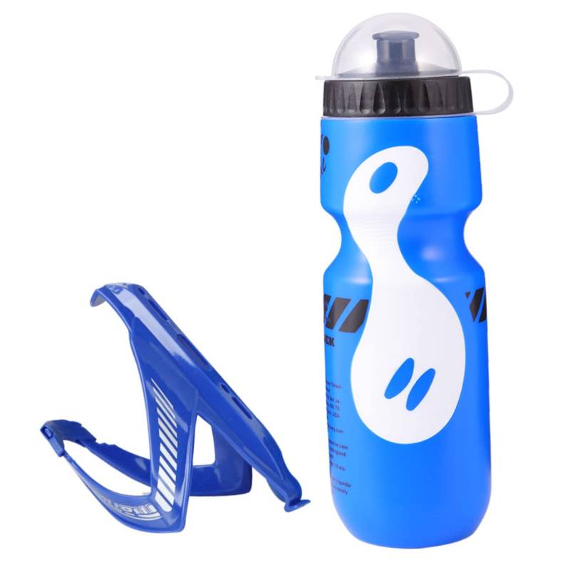 Happyyami 1 Set Fahrrad Flaschenhalter Und Wasserflasche Set Robuster Flaschenhalter Für Mountainbike Tragbare Sport Wasserflasche Für Outdoor Aktivitäten von Happyyami