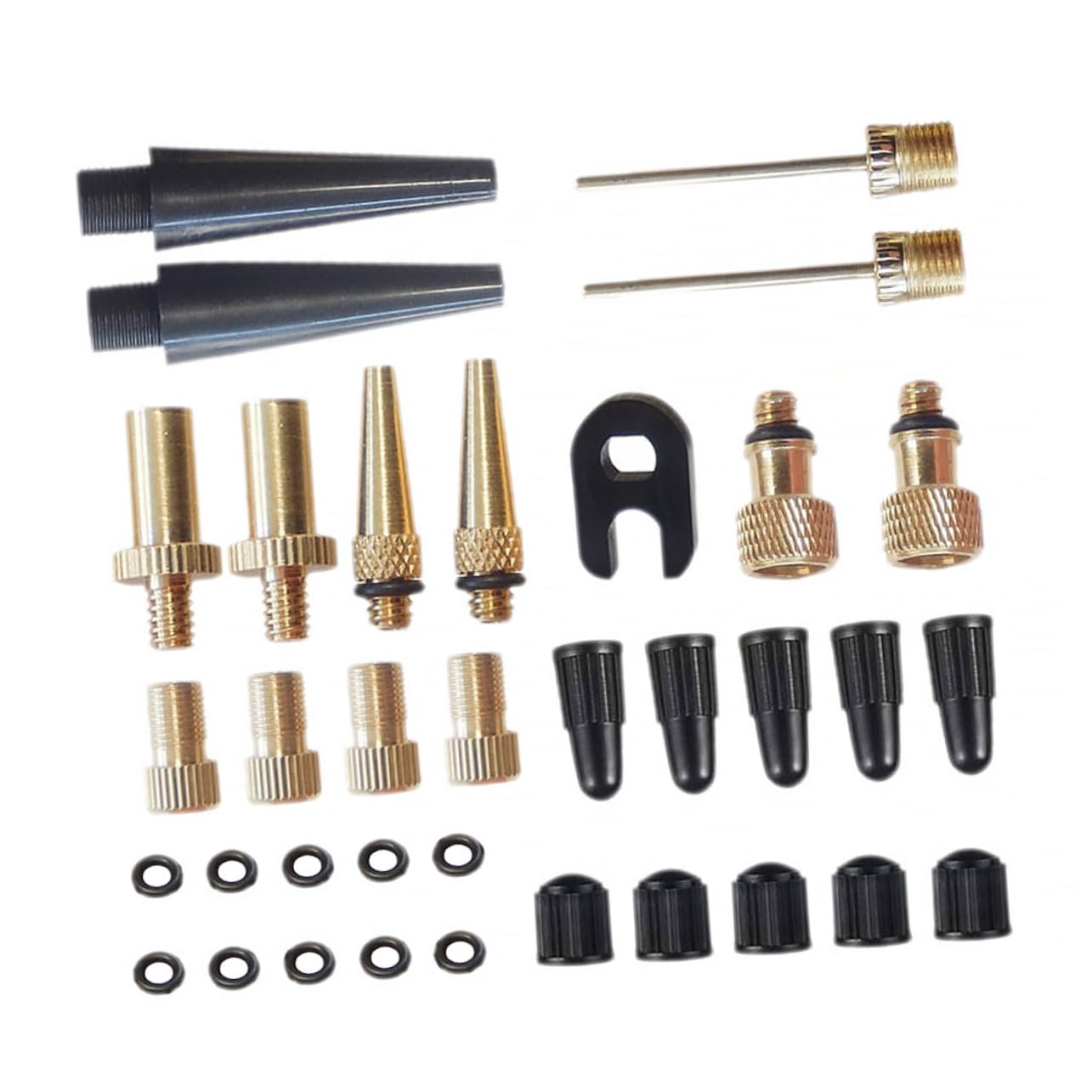 Happyyami 30 Teiliges Set Von Ventiladaptern Für Presta Und Schrader Zubehör Für Luftpumpen Nadel Dü Adapter Für Fahrräder Kompatibel Mit Auto Reifen Und Inflatorschläuchen von Happyyami