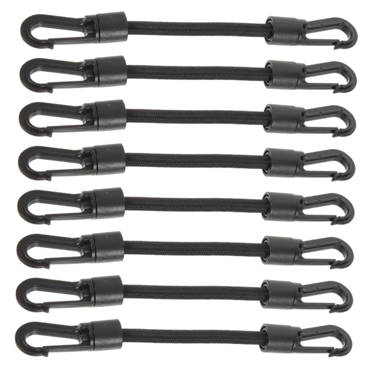 Happyyami 8Pcs Doppelte Geendete Elastische Seilhaken Kajaks Bungee Mit Karabiner Seilboot Bungee Dock Linien Boots Schleppseil Bungee Dock Linien Für Boote Dockseile Boot Dock Gummi von Happyyami