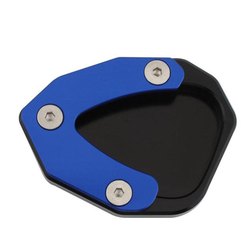 Harilla Motorrad -Kickstand -Pad -Verlängerungsplatte Reparaturteile 6.3 x 8 cm Aluminium Seitenständer Fußpolster für 150 m 150d 350 m Anti -Schlupf, Blau von Harilla