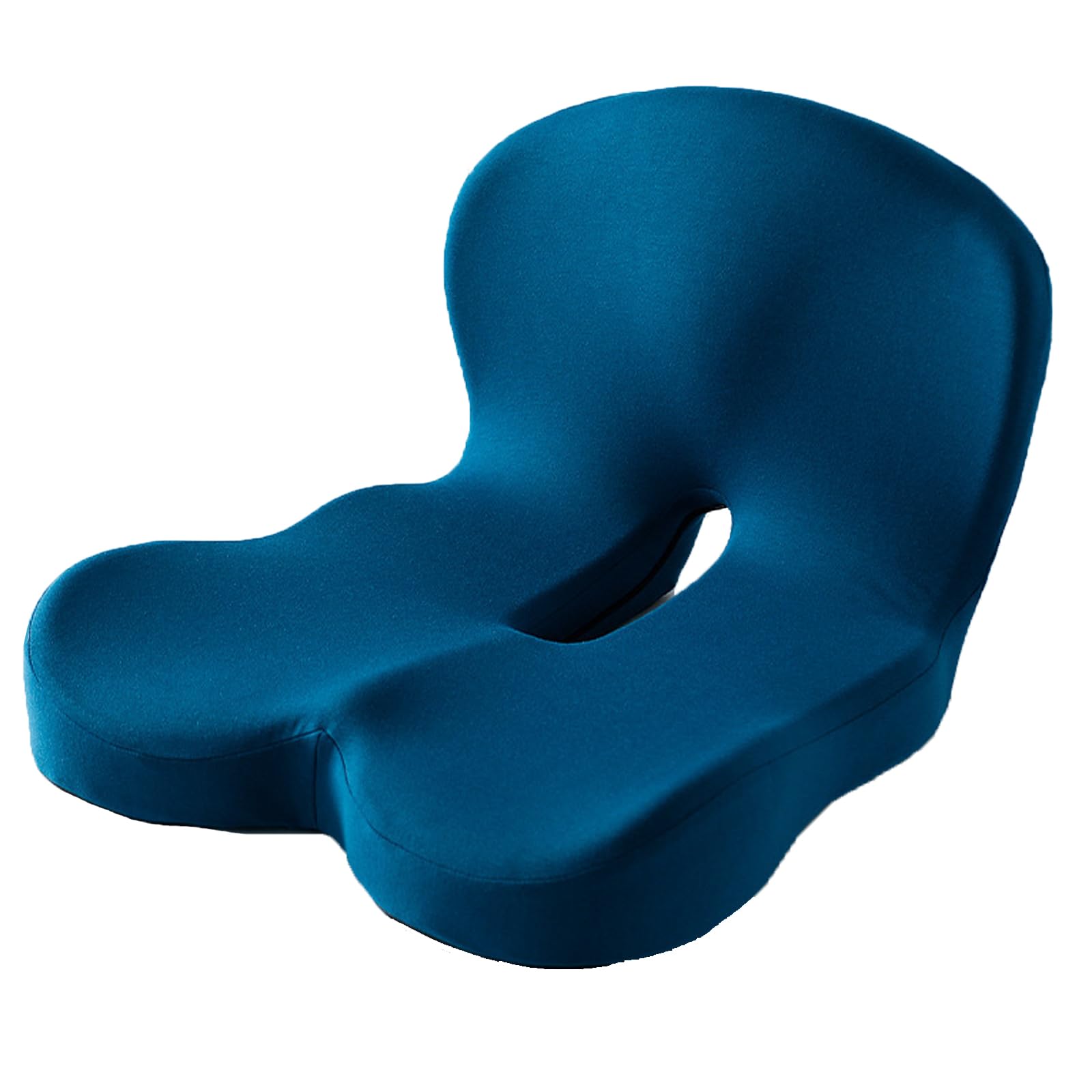 Harlotine Ergonomisches Rücken Sitzkissen, Memory Foam Steißbeinkissen für Bürostuhl Rollstuhl Auto Coccyx Kissen Sitzkissen Lendenwirbelstützkissen von Harlotine