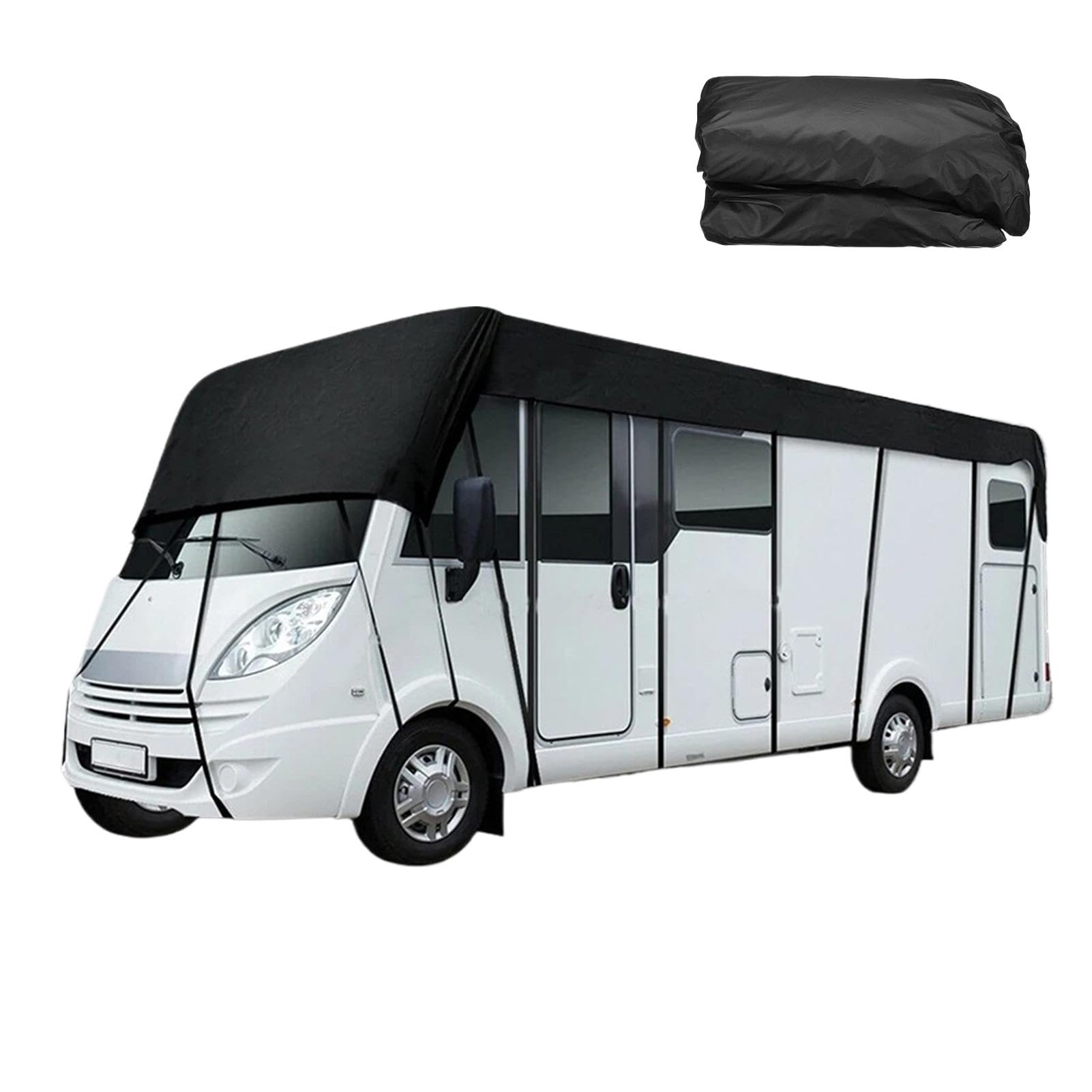 Wohnmobil-Abdeckungen nur für das Dach – Wohnmobil-Abdeckung, wasserdichtes 210D-Oxford-Gewebe, 210D-Oxford-Gewebe, 63 x 3 m, wasserdichte Wohnmobil-Winterabdeckung, staubdichte von Harmoousue