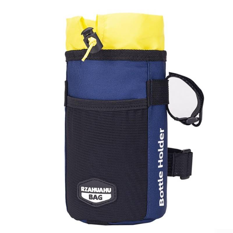 Hasaller Fahrrad-Wasserflaschen-Tasche, isolierte Lenkertasche für Fahrräder, wasserdichte Fahrradtasche für Outdoor-Aktivitäten (blau) von Hasaller