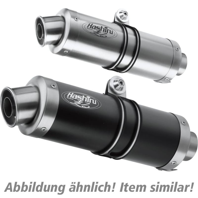 Hashiru Auspuff ST05 rund 4in1 schwarz für Honda CB/CBR 650 R von Hashiru