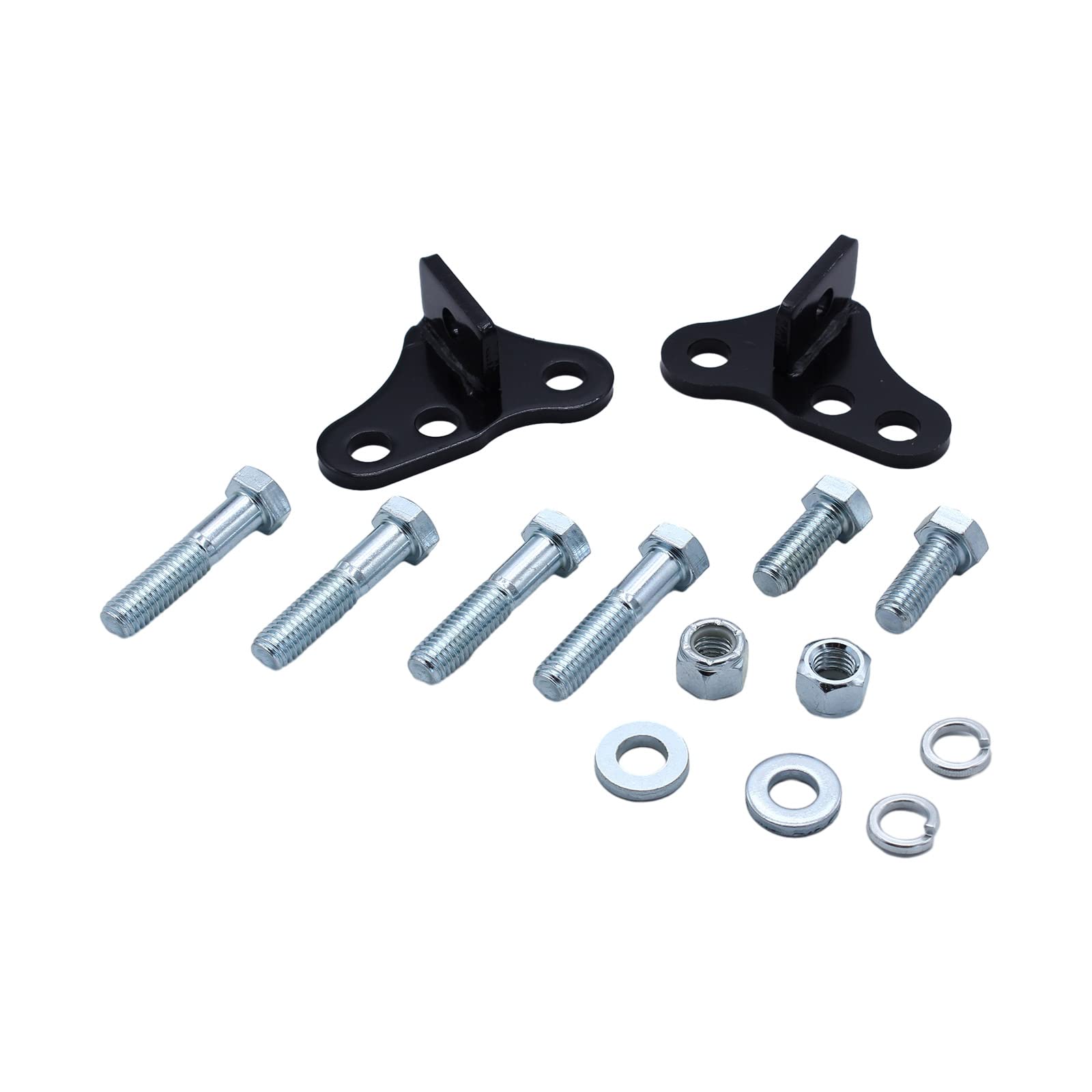 Hattba Motorrad-Set, schwarz, 2,5–5,1 cm (1 - 2 Zoll), verstellbar, Stoßdämpfer, Drop-Kits, kompatibel mit Street-Road-King Touring-Bike 1993–2001 von Hattba