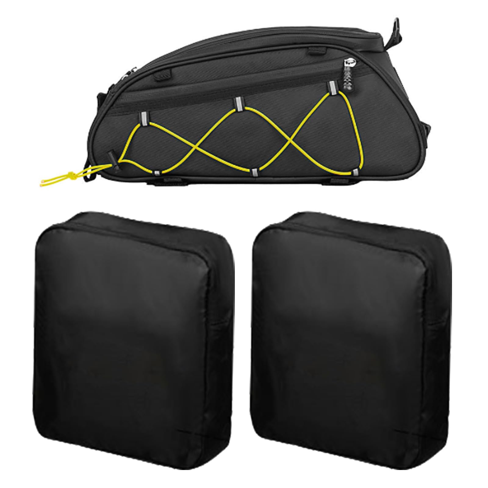 Hattba Multifunktionale Fahrradtasche, einfach zu installieren, vielseitig einsetzbar, für Mountainbikes von Hattba