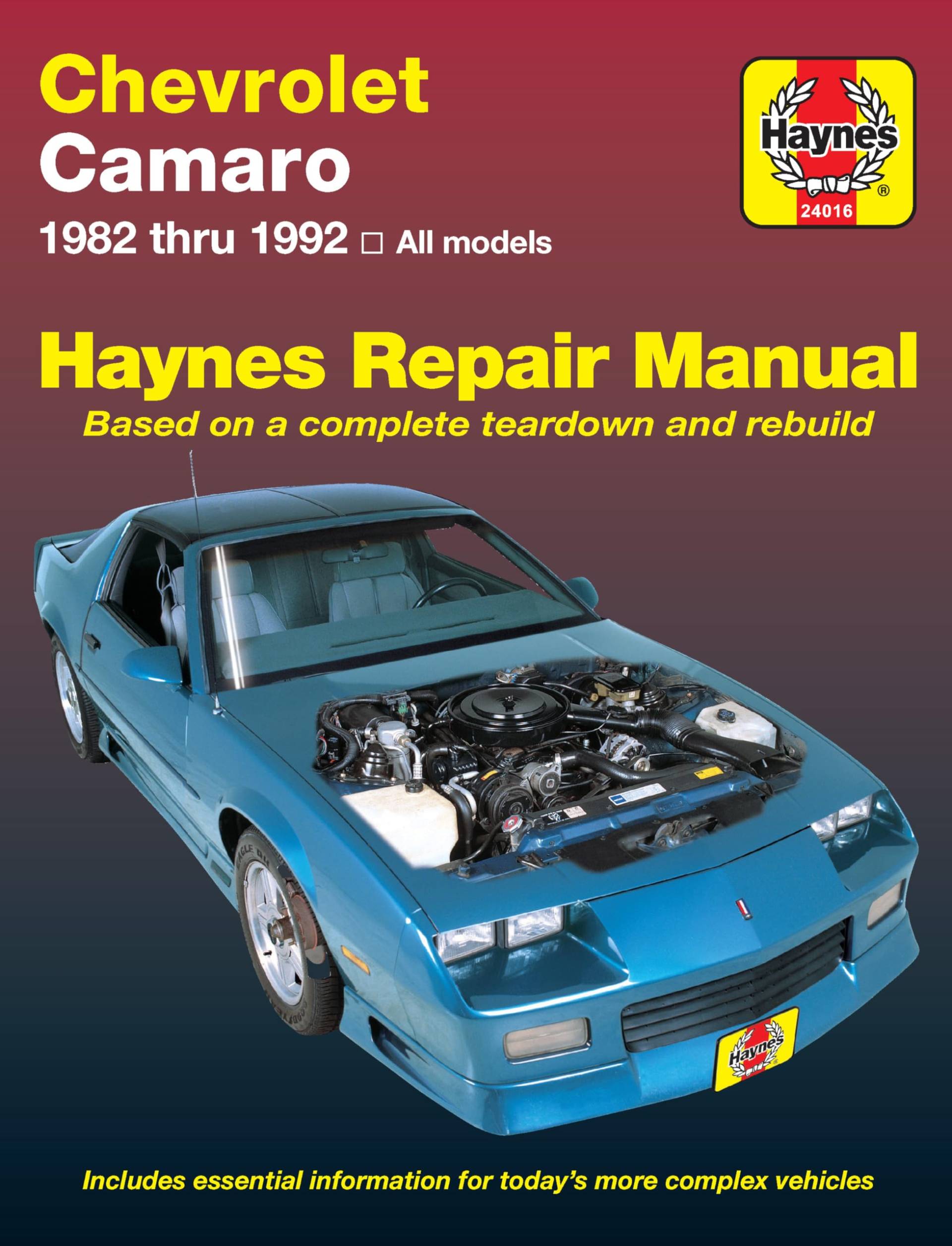 Chevrolet Camaro, 1982-1992 (Haynes Manuals) von Haynes Manuals N. America, Inc.