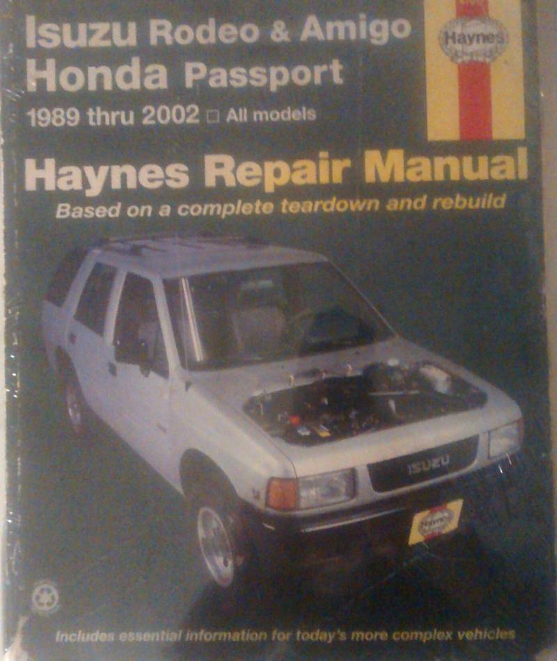 Haynes Isuzu Rodeo, Amigo & Honda Passport, 1989 thru 2002 (Haynes Manuals) von Haynes Manuals N. America, Inc.