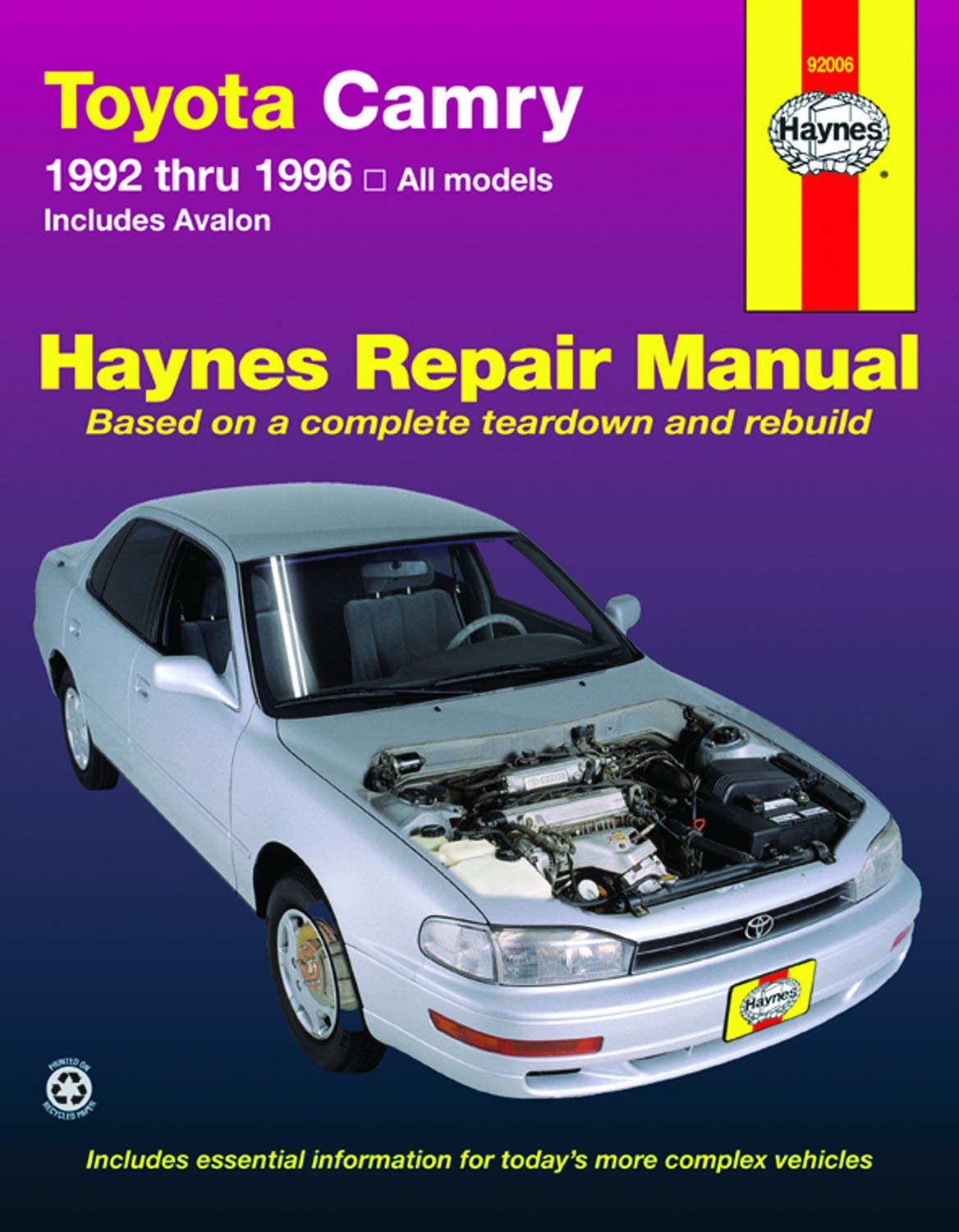 Toyota Camry 1992-1996 (Haynes Manuals) von Haynes Manuals N. America, Inc.