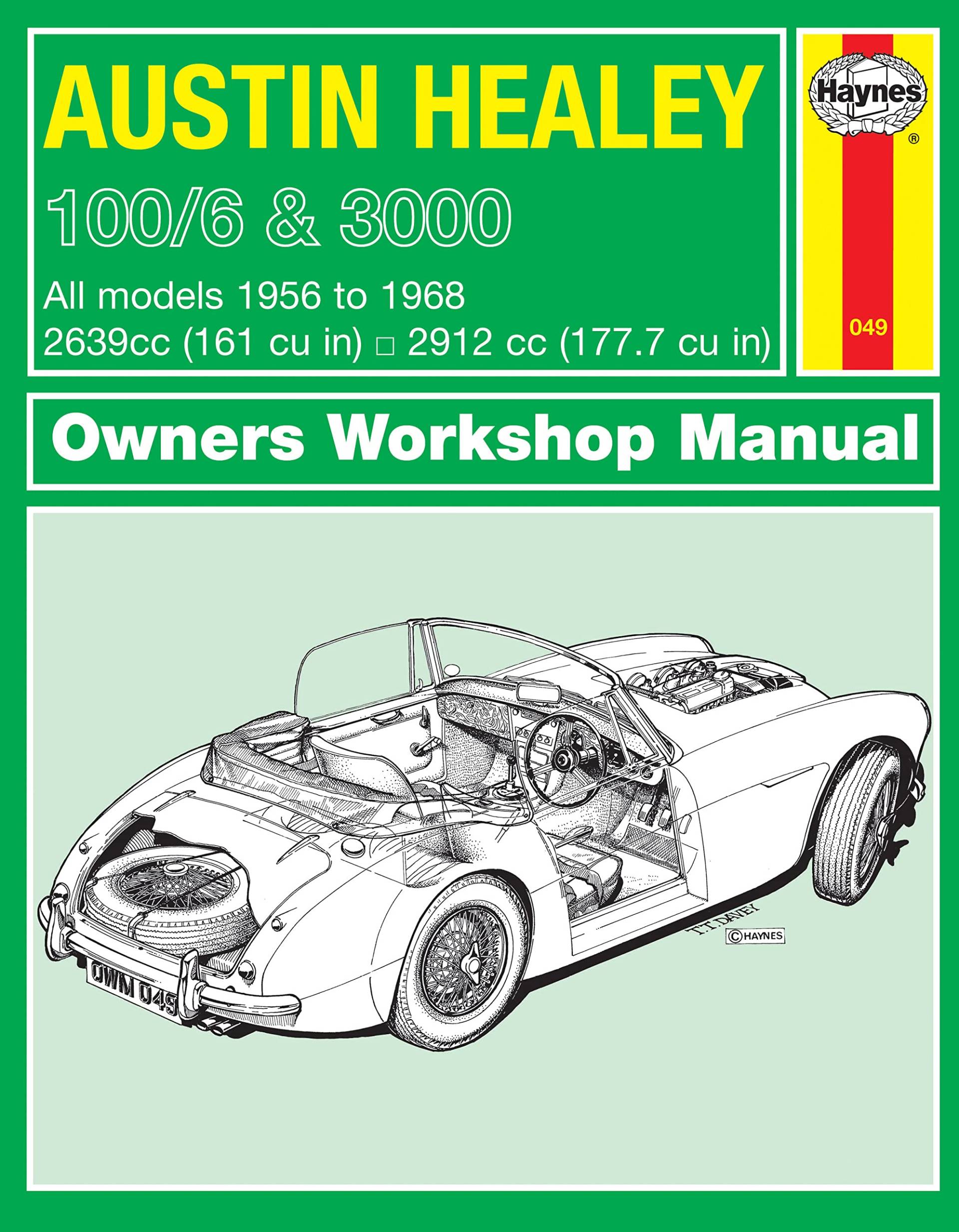 Austin Healey 100/6 & 3000 (56 - 68) Haynes Repair Manual von Haynes