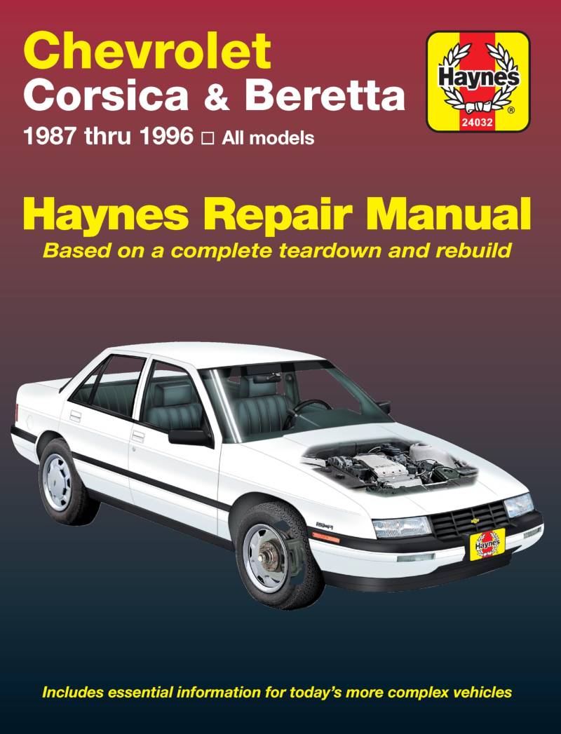 Chevrolet Corsica and Beretta 1987 thru 1996: 1987 Thru 1996 : All Models (Haynes Manuals) von Haynes