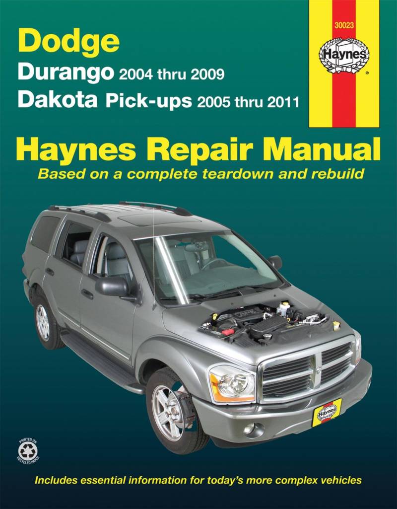 Dodge: Durango 2004 thru 2009 Dakota Pick-ups 2005 thru 2011: 45234 (Haynes Manuals) von Haynes