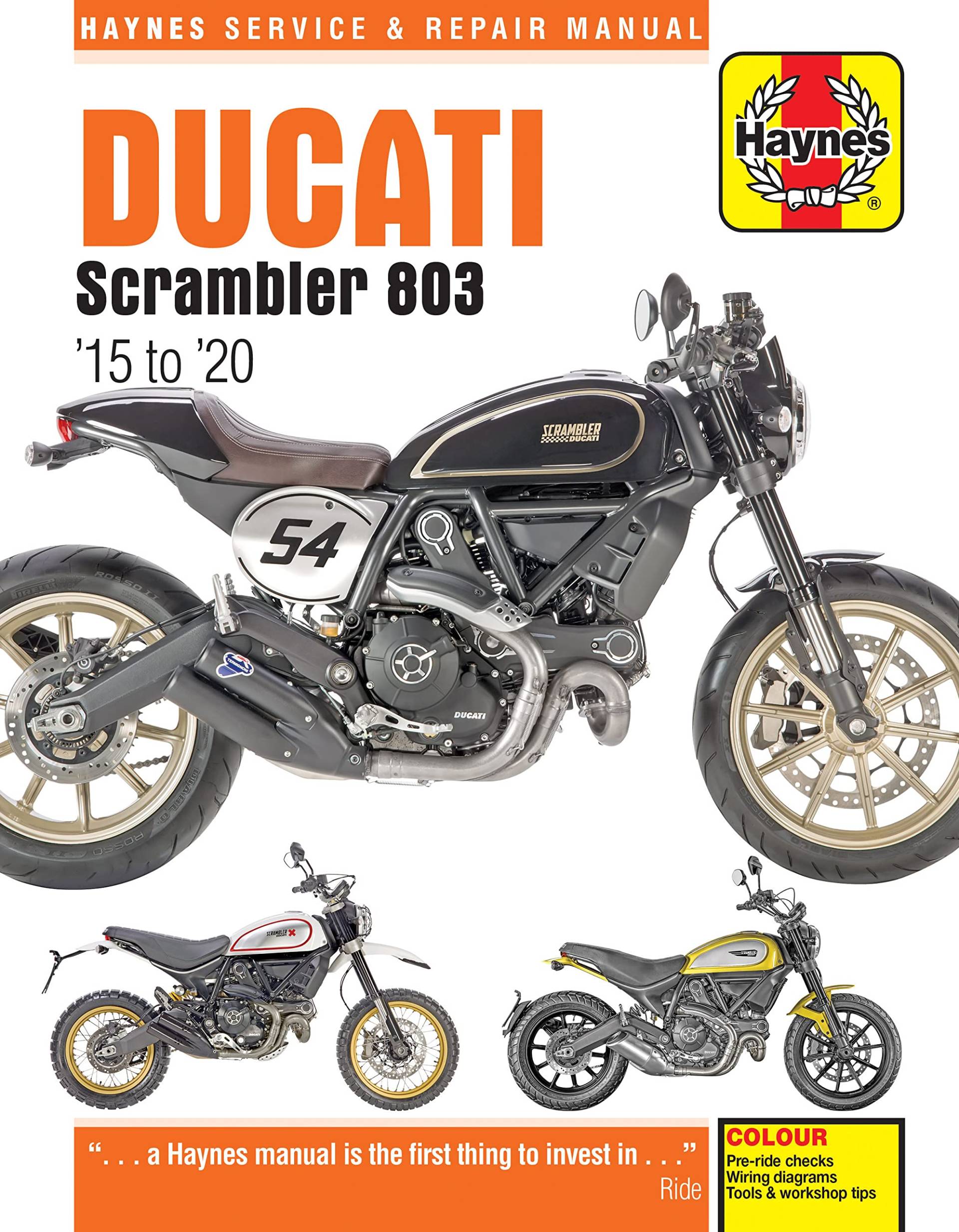 Ducati Scrambler 803 (15 - 20) Haynes Repair Manual: 2015 to 2020 (Haynes Service and Repair Manual) von Haynes