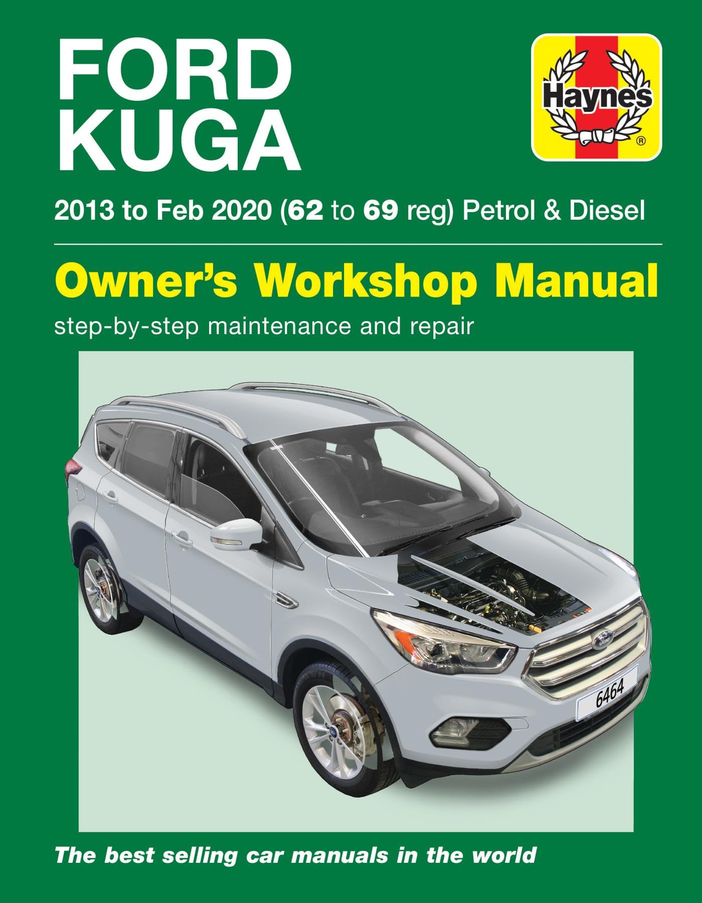 Ford Kuga 2013 - Feb 2020 (62 to 69) Haynes Repair Manual von Haynes