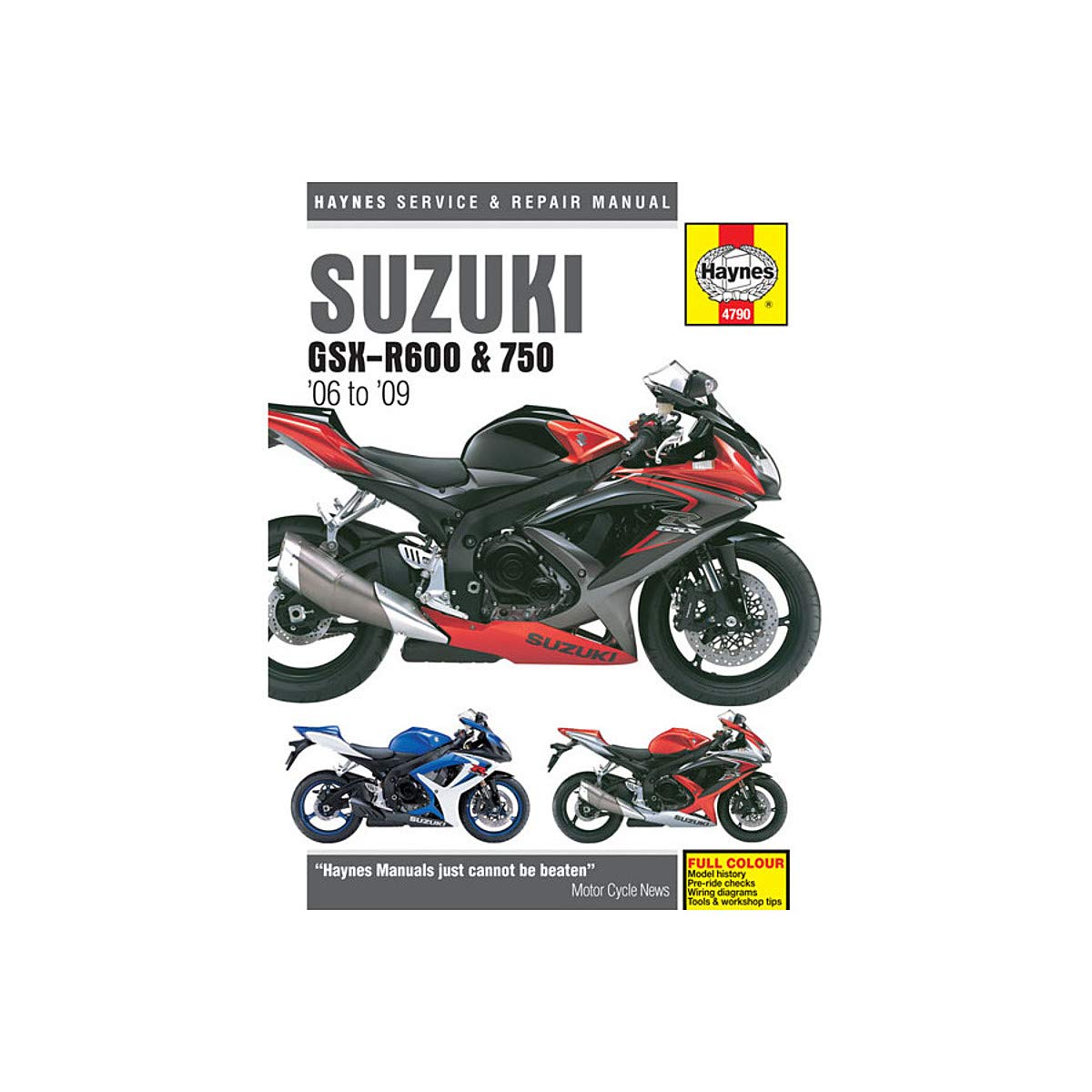 Haynes (SBSC) Suzuki GSX-R600/750, 06-'16 Technische Reparaturanleitung von Haynes