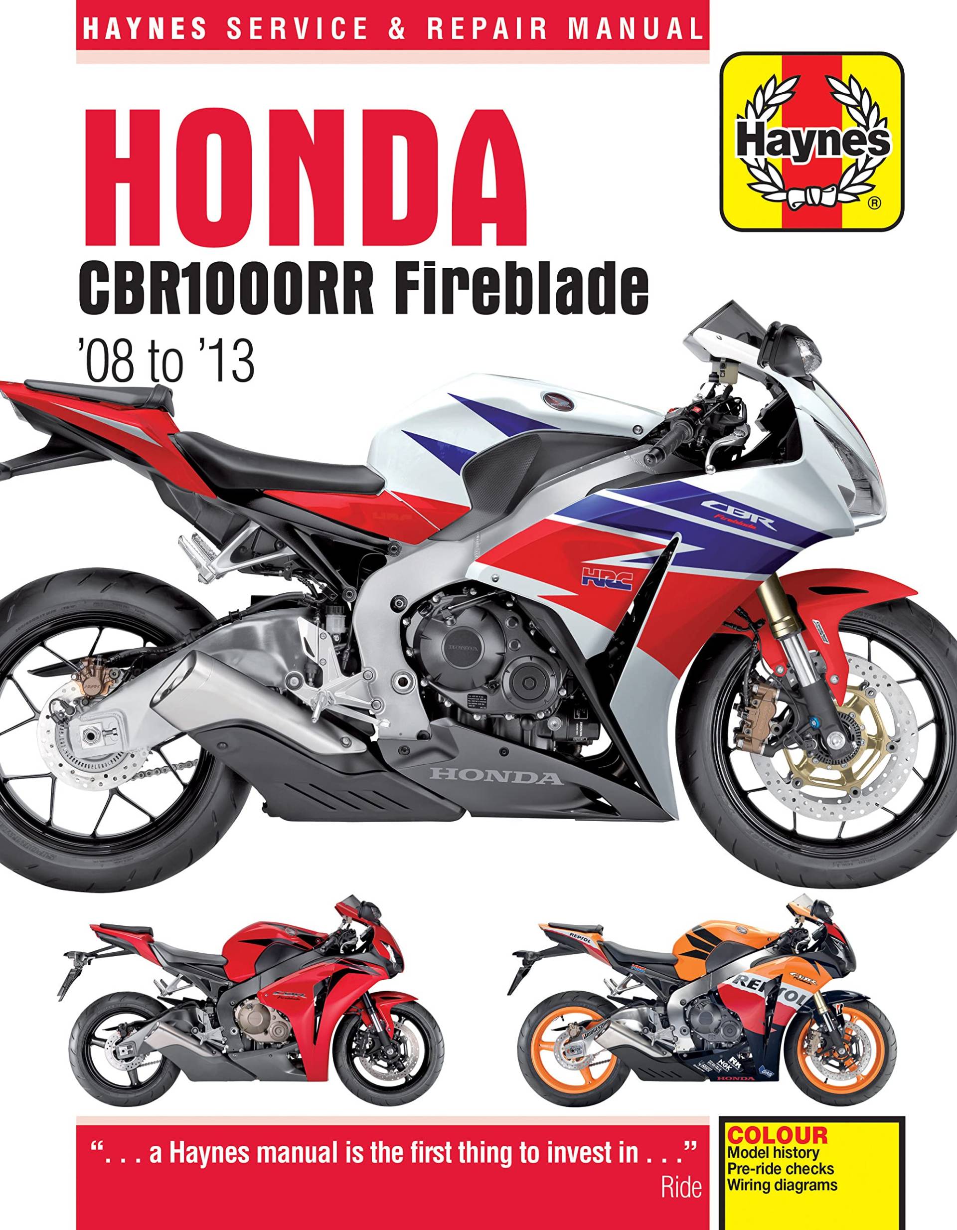 Honda CBR1000R Fireblade (08 - 13) (Haynes Service & Repair) von Haynes