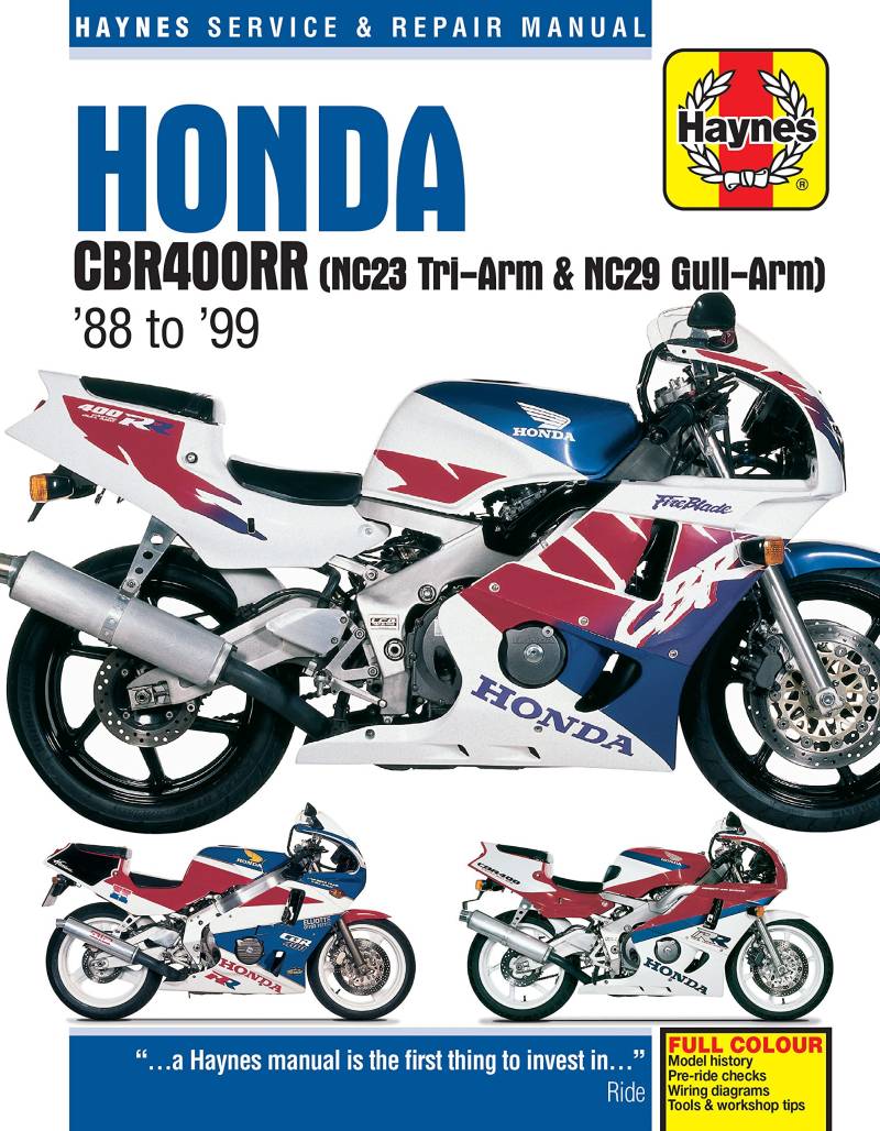 Honda CBR400RR Fours (88 - 99) von Haynes