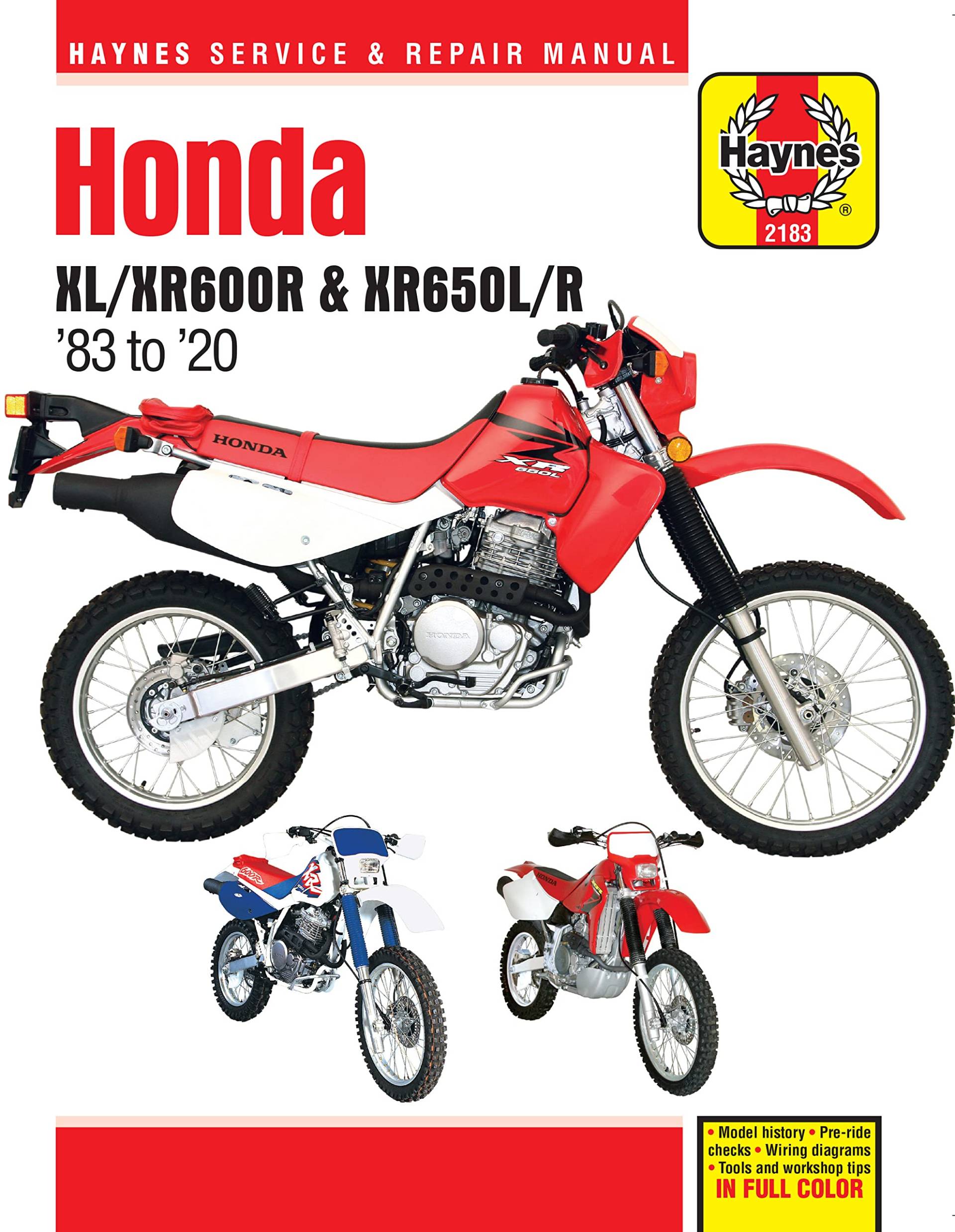 Honda XL/XR600R & XR650L/R (83-20): 83-20 (Haynes Powersport) von Haynes