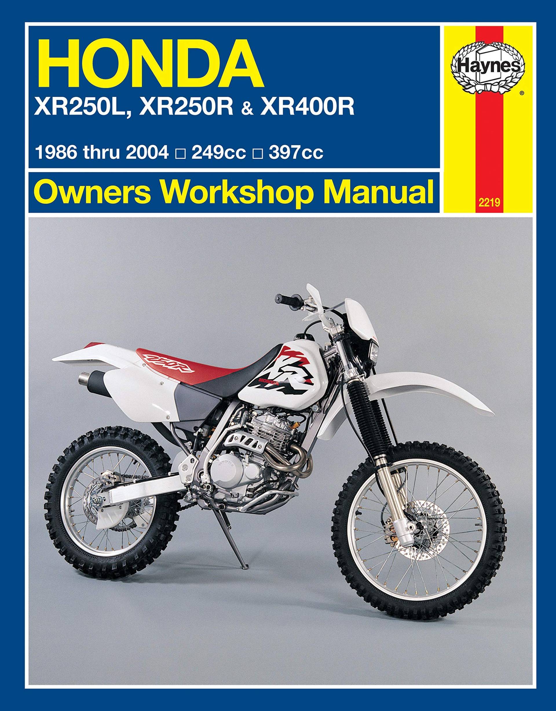 Honda XR250L, XR250R & XR400R (86 - 04) (Haynes Owners Workshop Manual) von Haynes