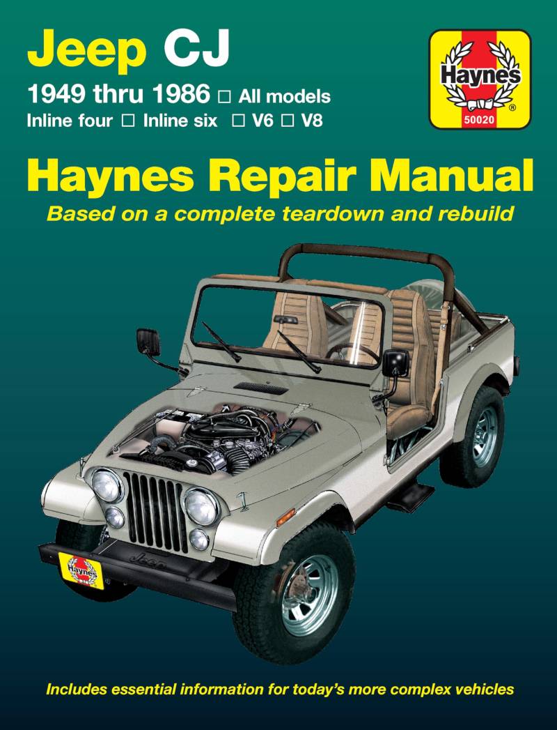 Jeep CJ 1949 thru 1986: All models (Haynes Manuals) von Haynes