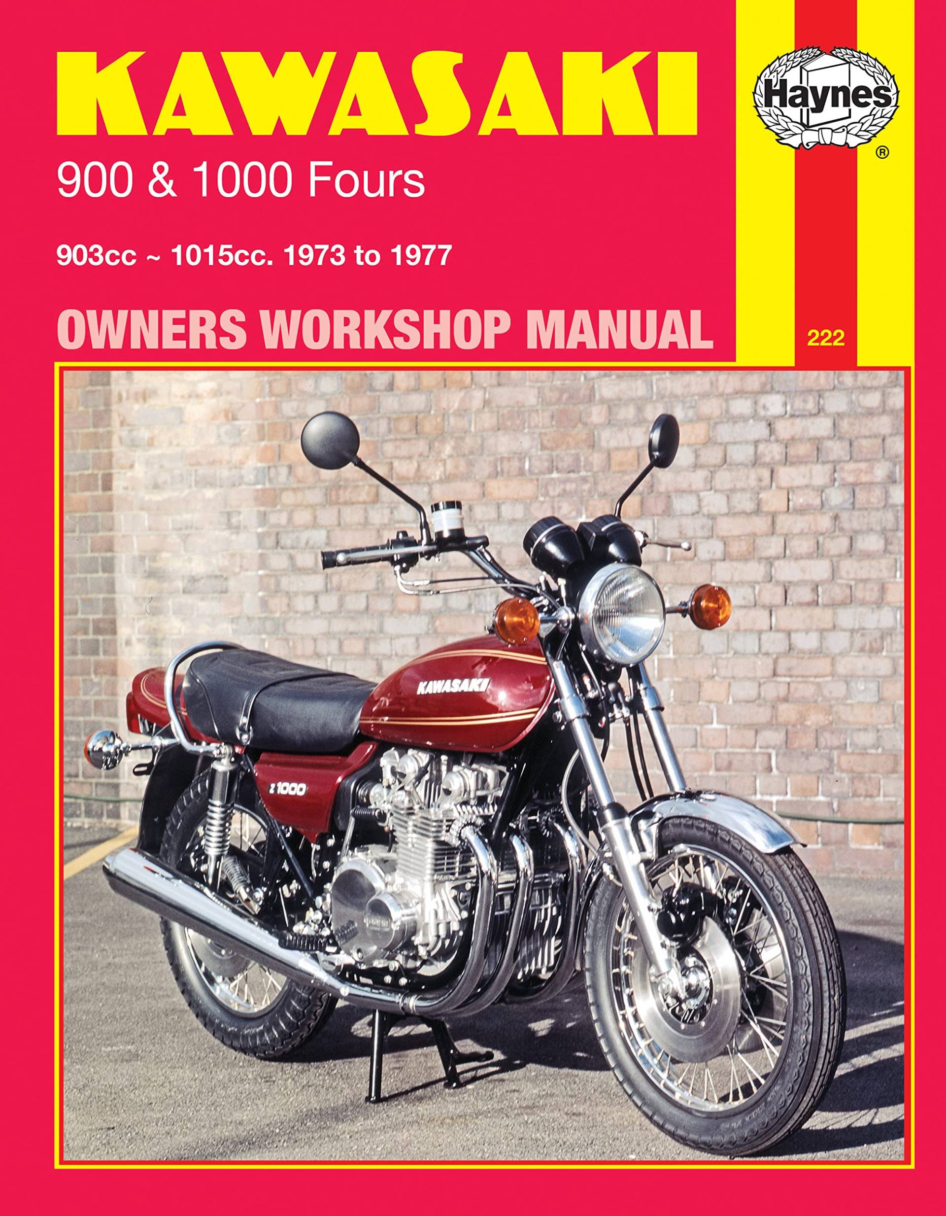 Kawasaki 900 Owners Workshop Manual, No. M222: '73-'77 (Haynes Manuals) von Haynes