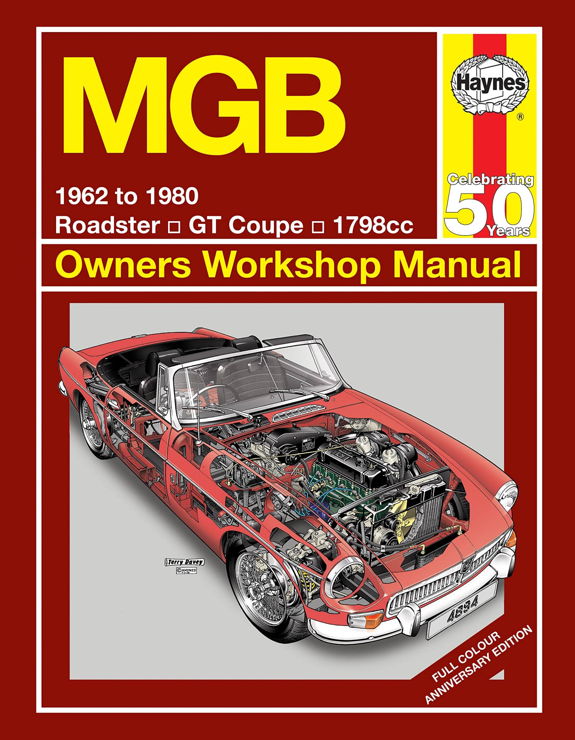 MGB 1962 To 1980 von Haynes