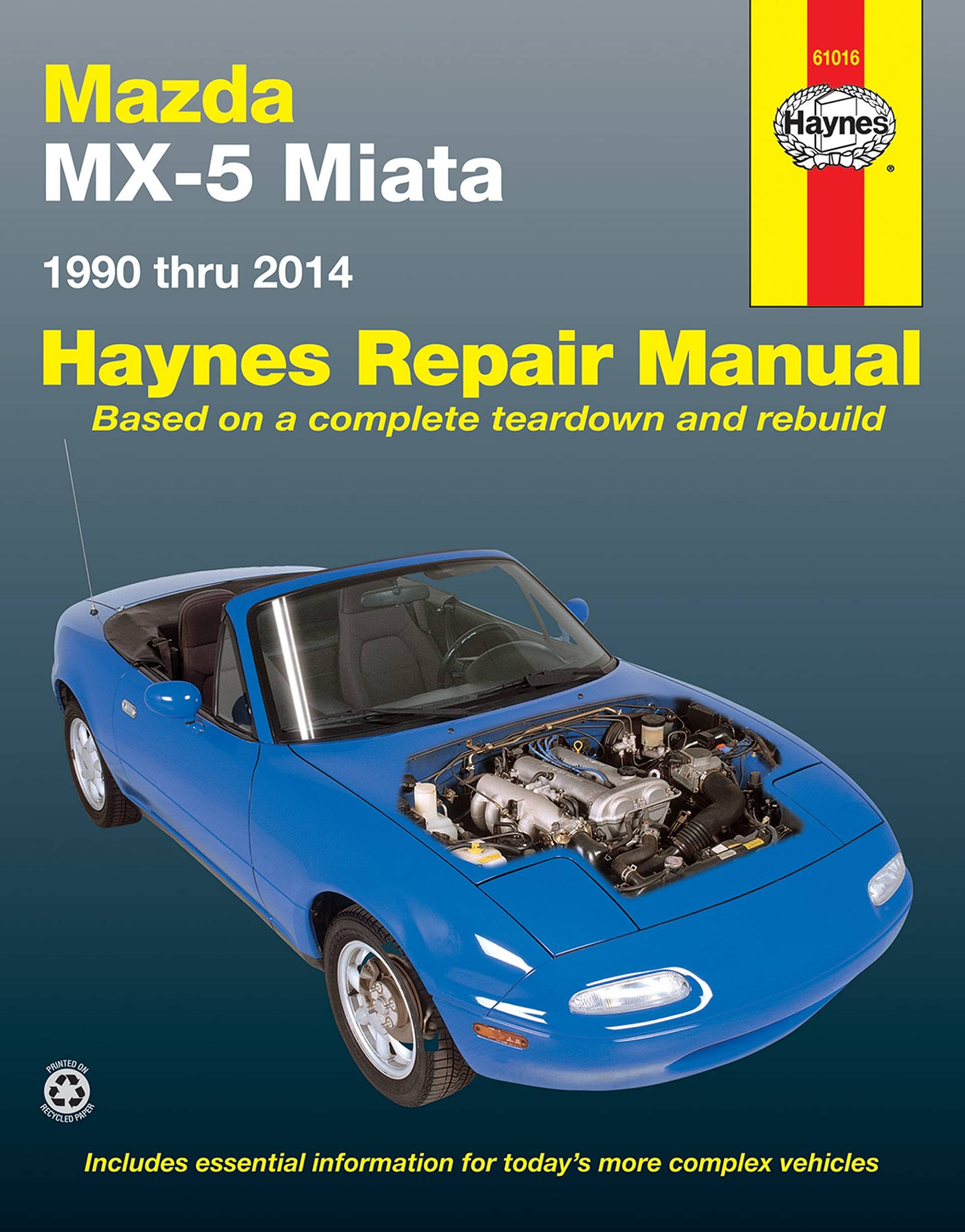 Mazda MX-5 Miata for Mazda MX-5 Miata models (1990-2014) Haynes Repair Manual (USA): 1990 to 2014 (Hayne's Automotive Repair Manual) von Haynes