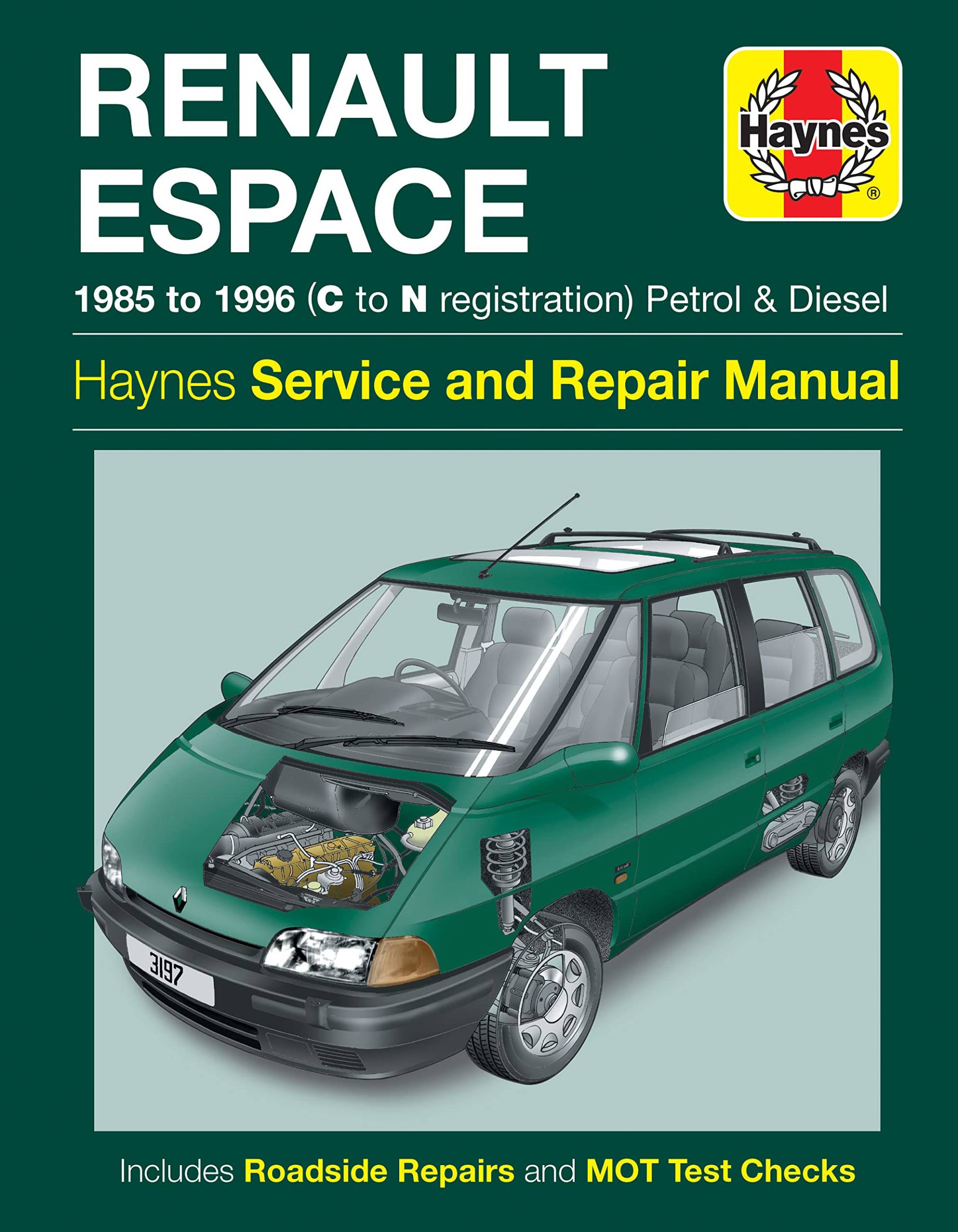 Renault Espace Petrol & Diesel (85 - 96) C To N von Haynes